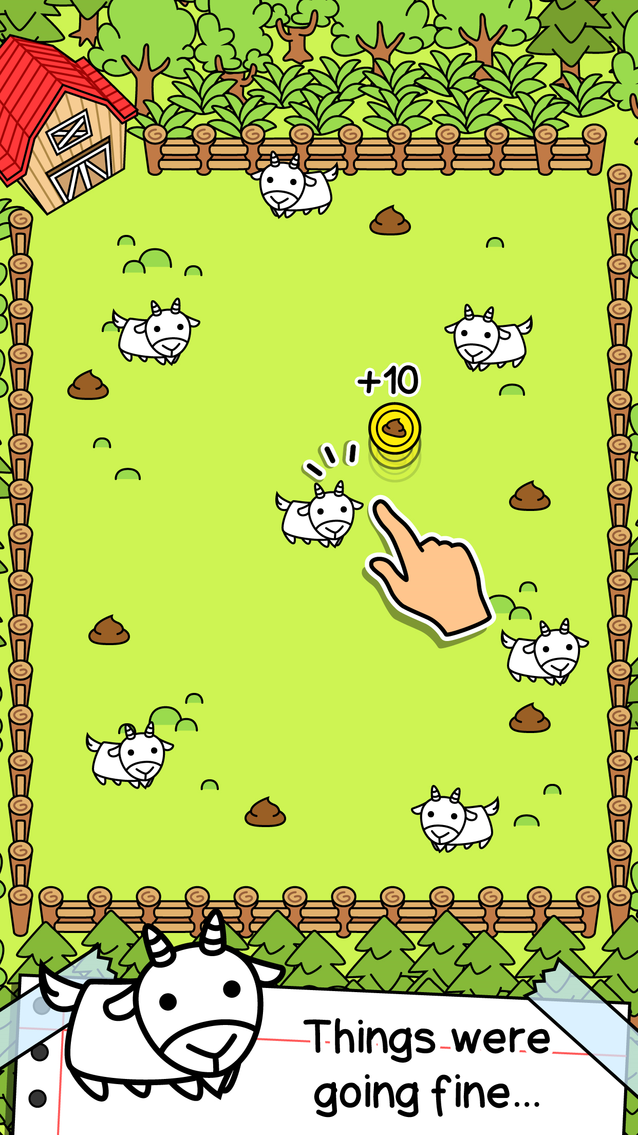 اسکرین شات 1 بازی Goat Evolution: Animal Merge