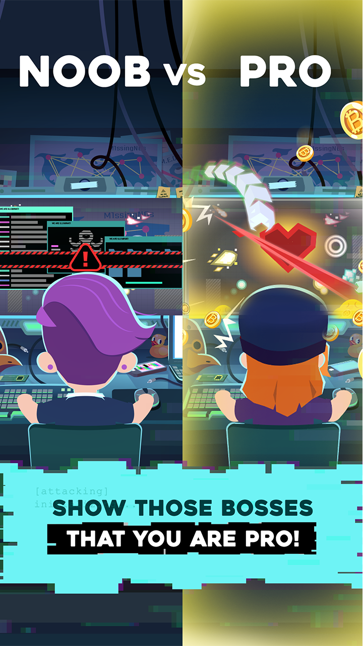 اسکرین شات 5 بازی Hacking Hero: Hacker Clicker
