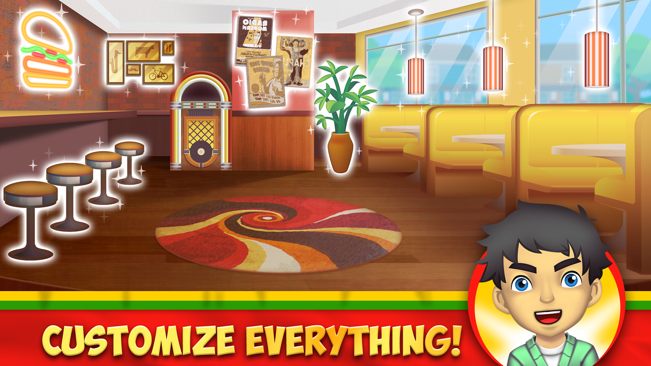 اسکرین شات 2 بازی My Burger Shop 2: Food Game