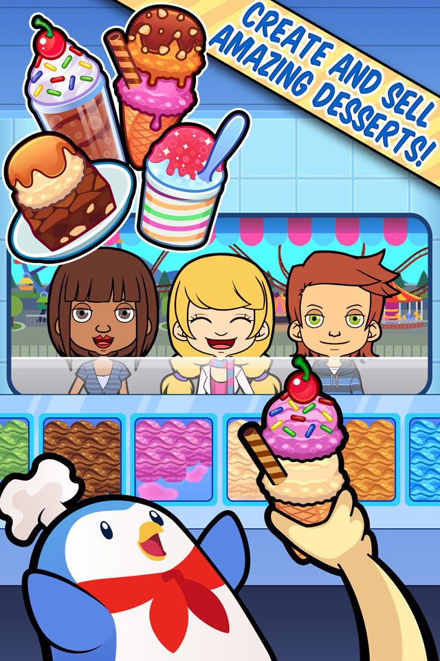 اسکرین شات 1 بازی My Ice Cream Truck: Food Game