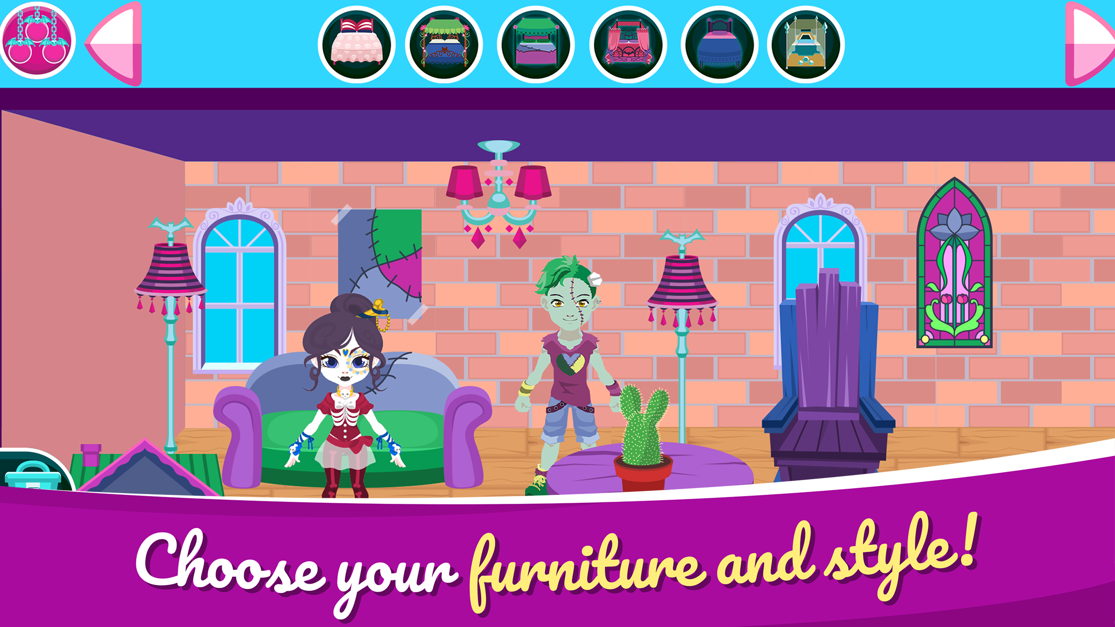 اسکرین شات 4 بازی My Monster House: Doll Games