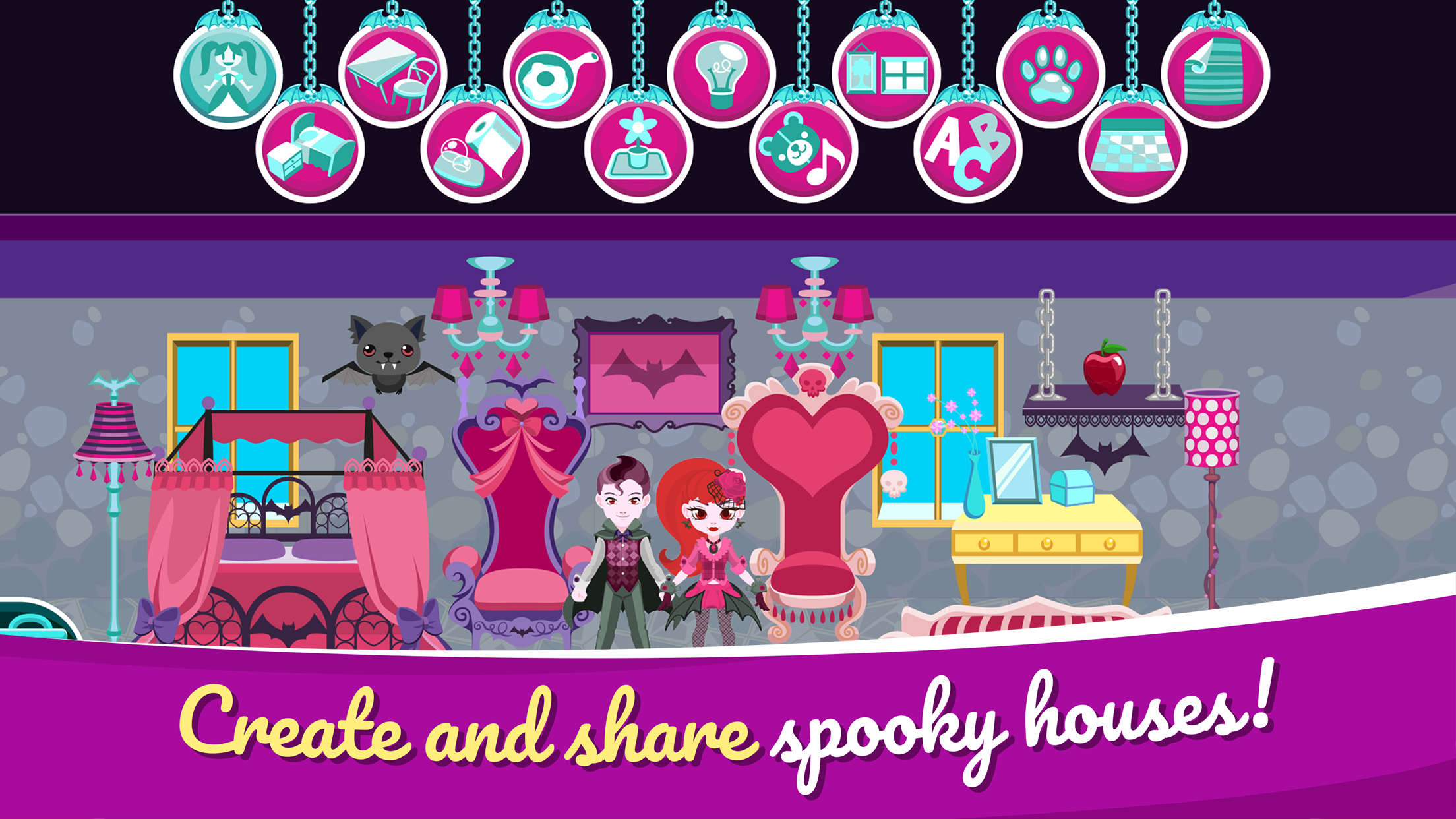 اسکرین شات 5 بازی My Monster House: Doll Games