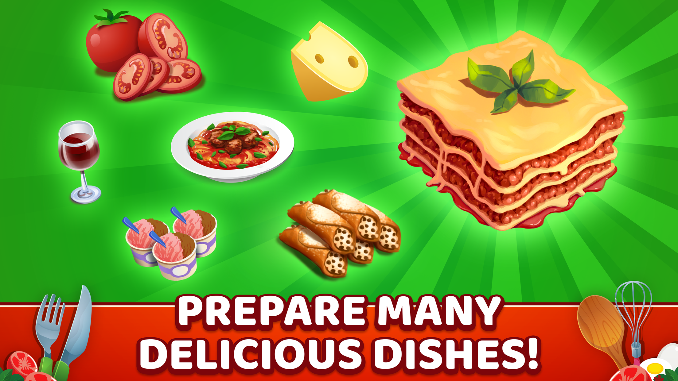 اسکرین شات 3 بازی My Pasta Shop: Cooking Game