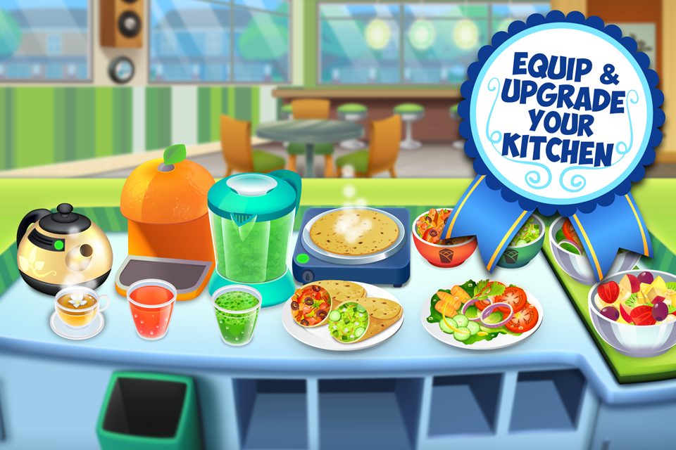 اسکرین شات 4 بازی My Salad Bar: Veggie Food Game