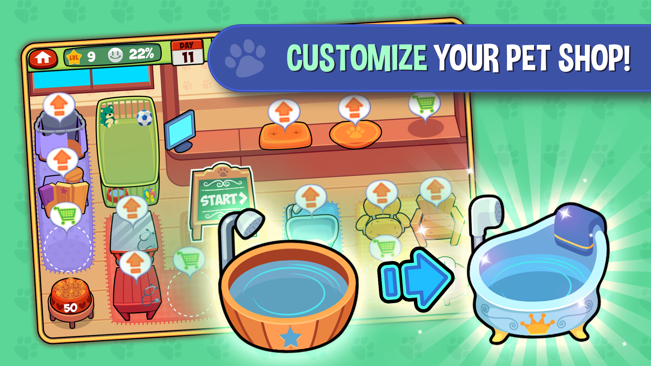 اسکرین شات 3 بازی My Virtual Pet Shop: Animals