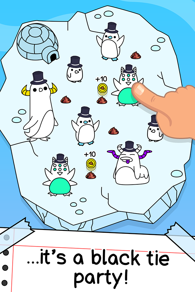 اسکرین شات 2 بازی Penguin Evolution: Idle Merge