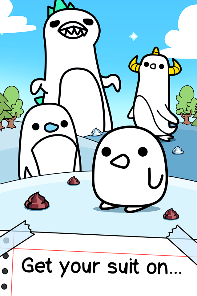 اسکرین شات 1 بازی Penguin Evolution: Idle Merge