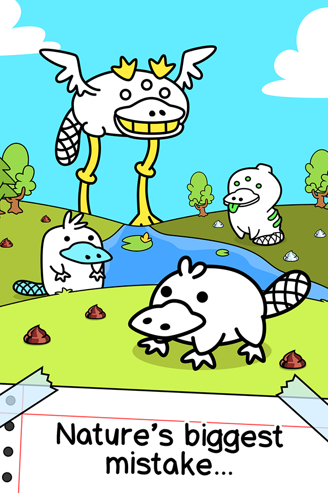 اسکرین شات 1 بازی Platypus Evolution: Merge Game