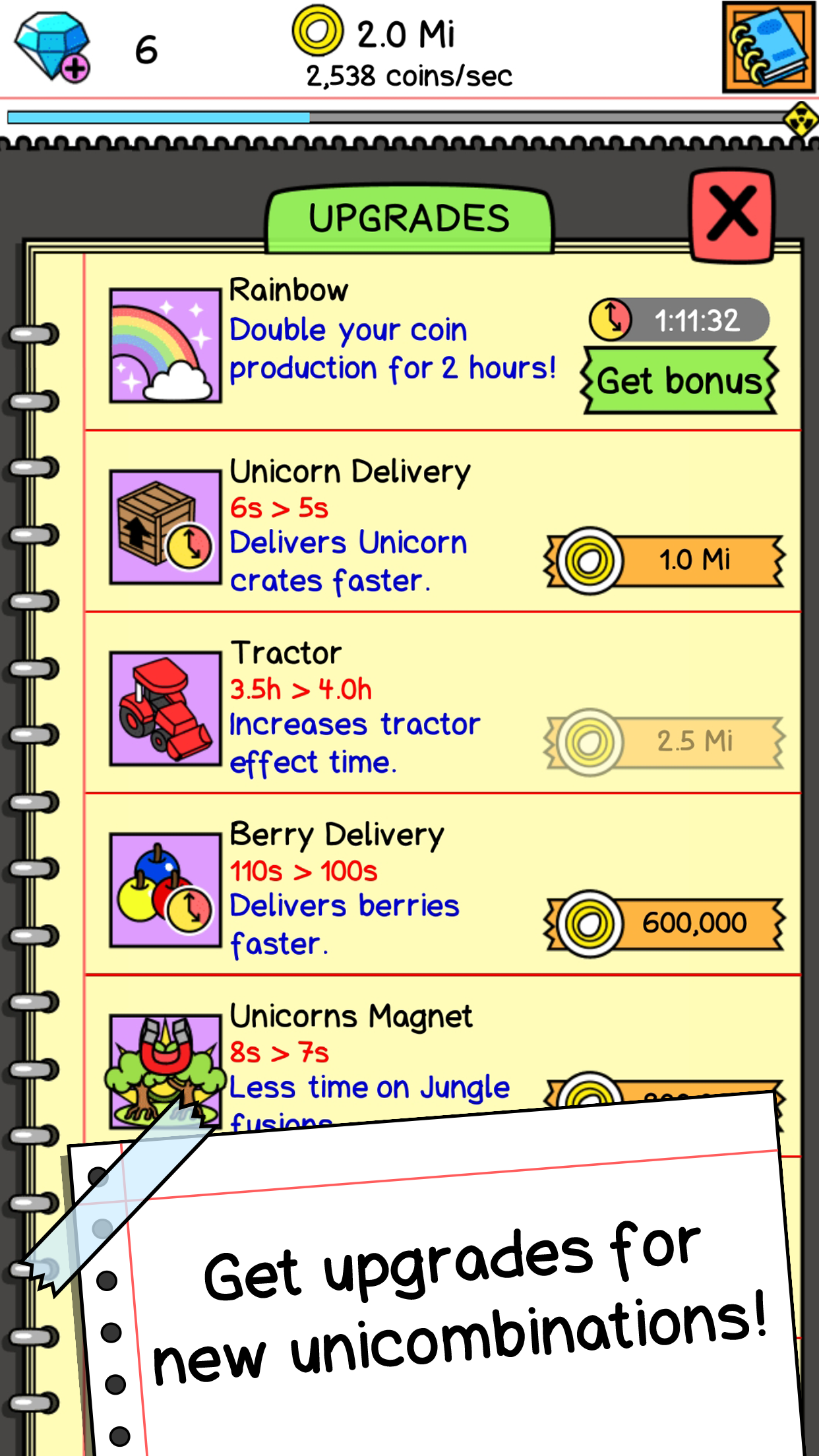 اسکرین شات 4 بازی Unicorn Evolution: Idle Catch
