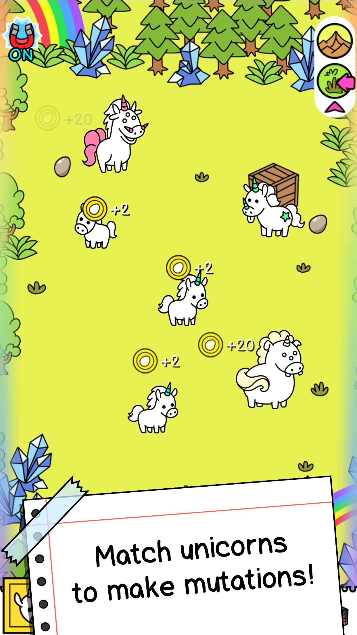 اسکرین شات 2 بازی Unicorn Evolution: Idle Catch