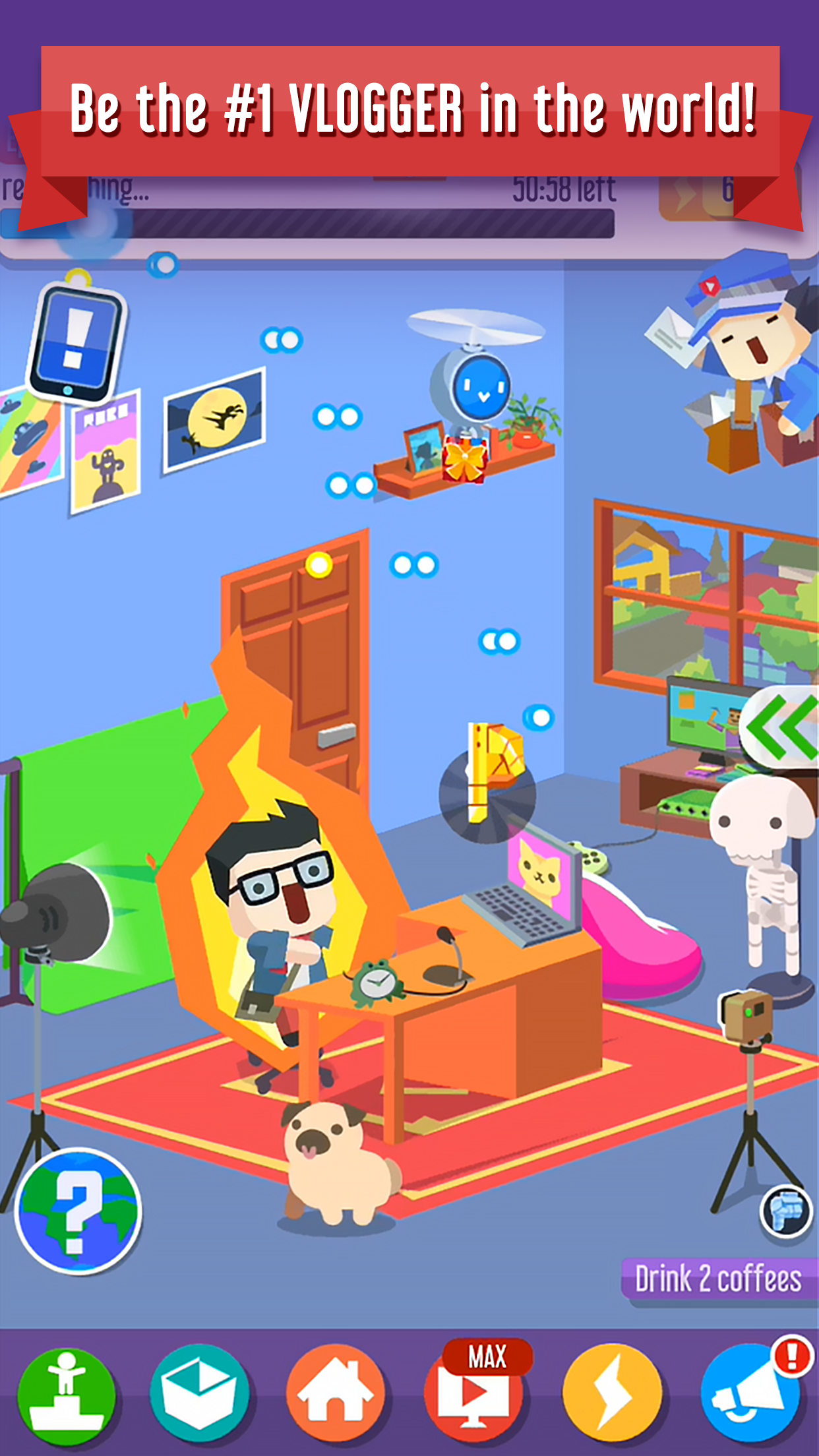 اسکرین شات 4 بازی Vlogger Go Viral: Tuber Life