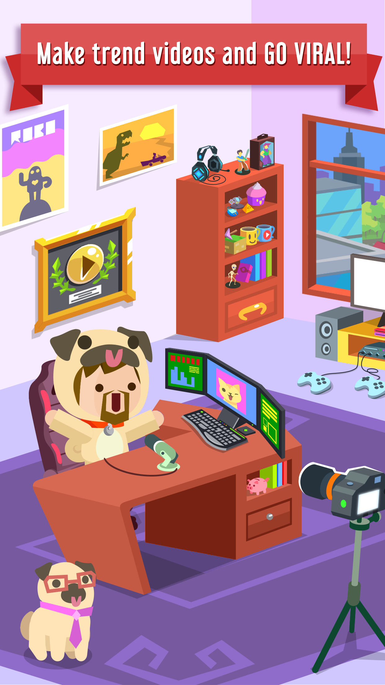 اسکرین شات 2 بازی Vlogger Go Viral: Tuber Life