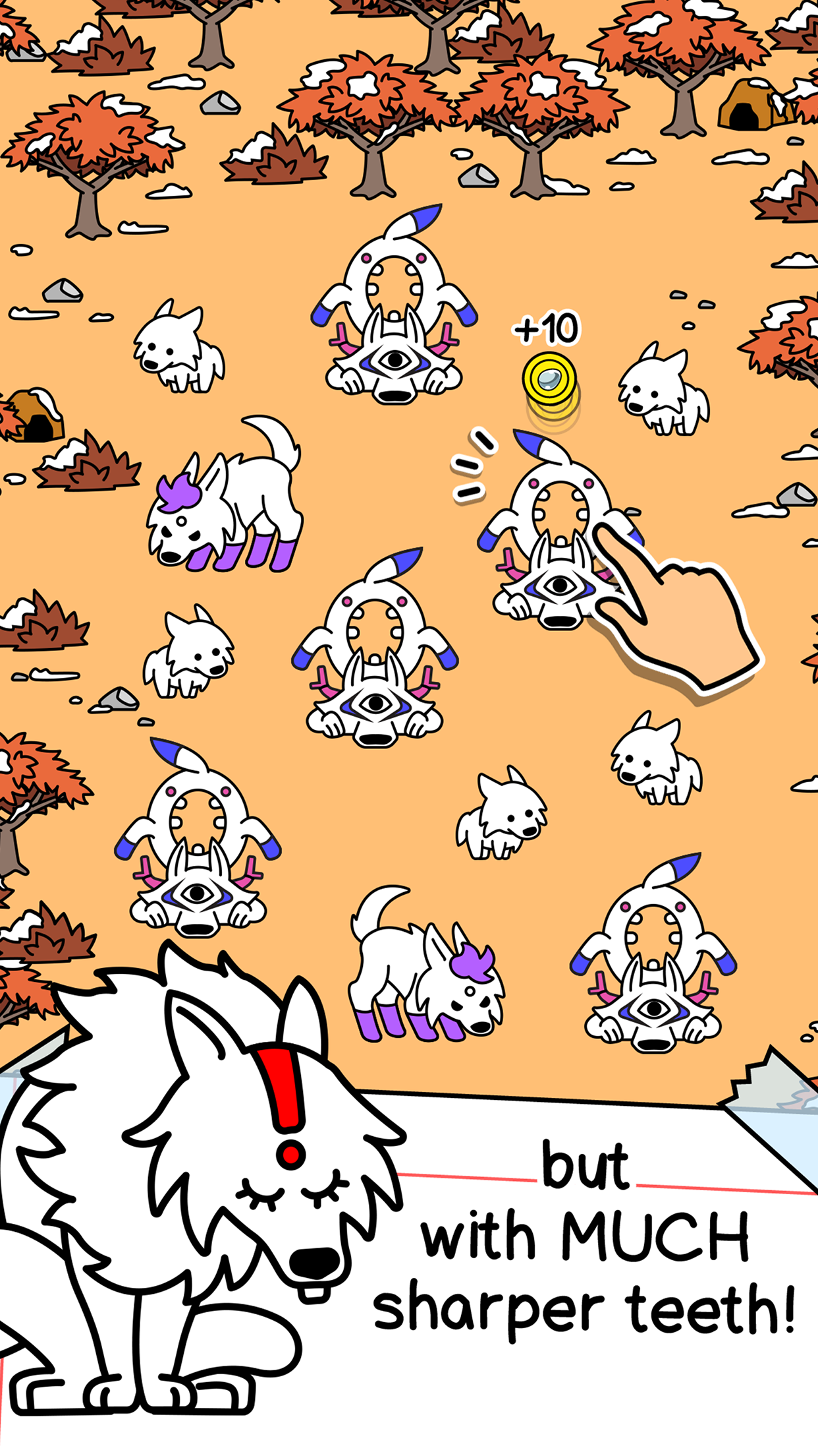 اسکرین شات 2 بازی Wolf Evolution: Merge Wild Dog