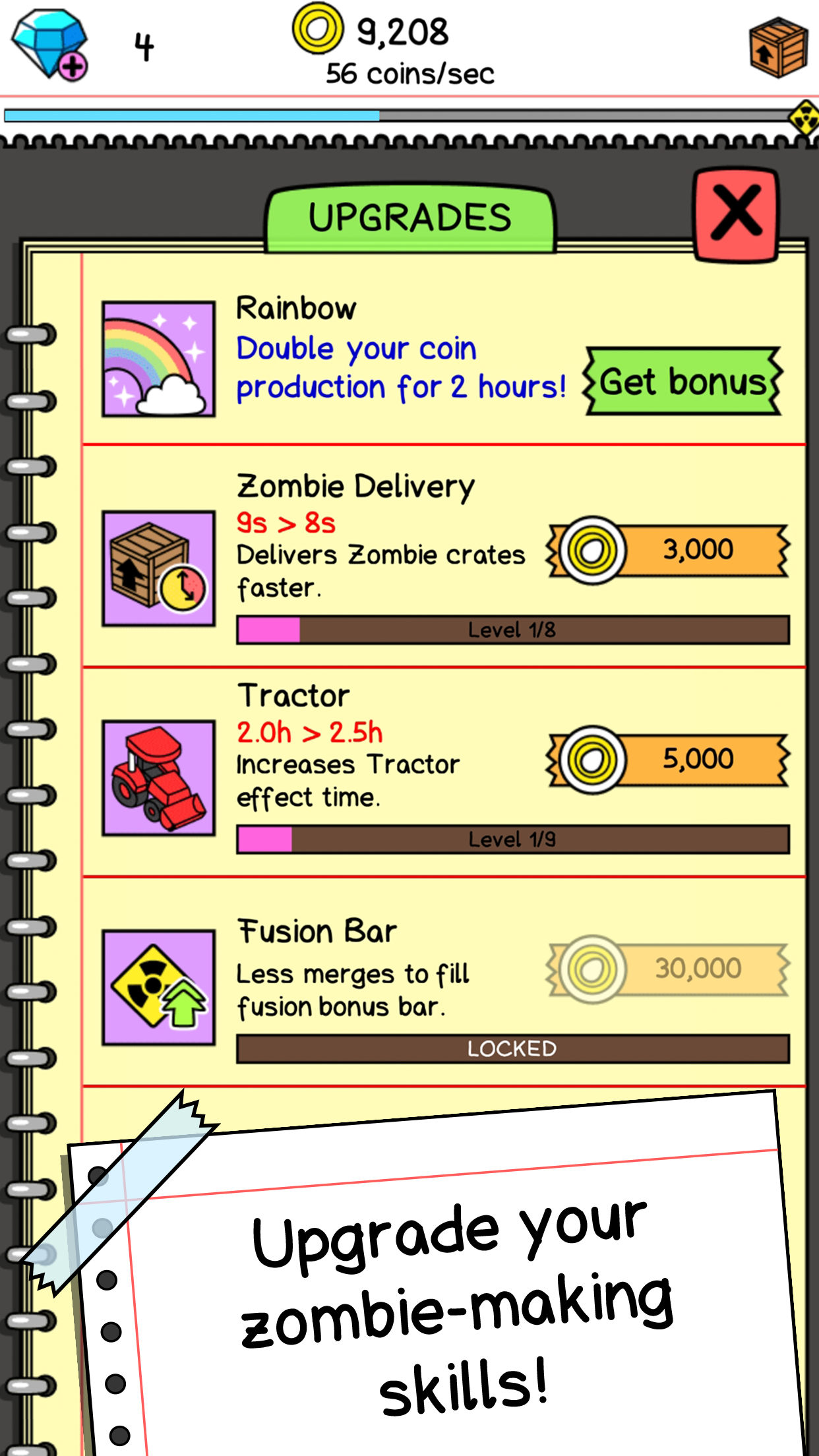 اسکرین شات 4 بازی Zombie Evolution: Idle Game