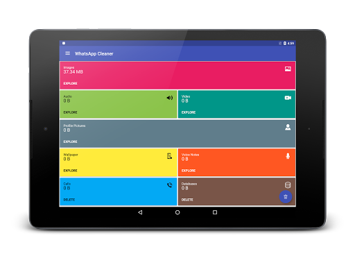 اسکرین شات 3 برنامه Cleaner for WhatsApp