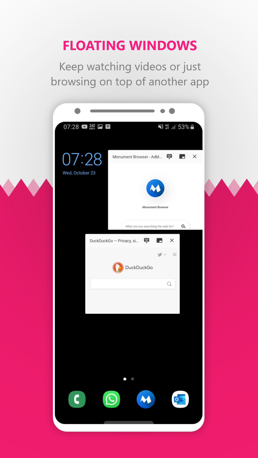 اسکرین شات 4 برنامه Orions - Privacy Browser