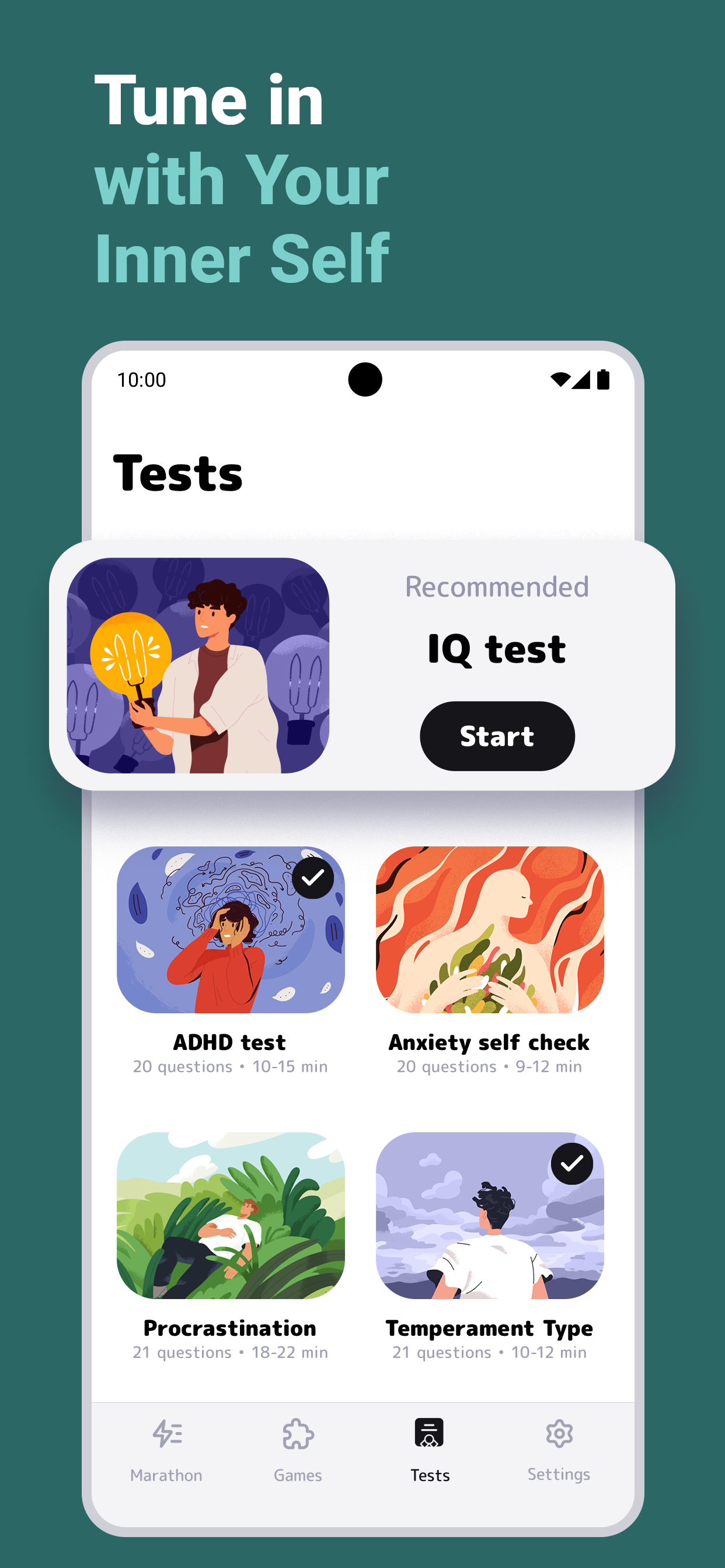 اسکرین شات 4 برنامه BrainGain - Brain Training