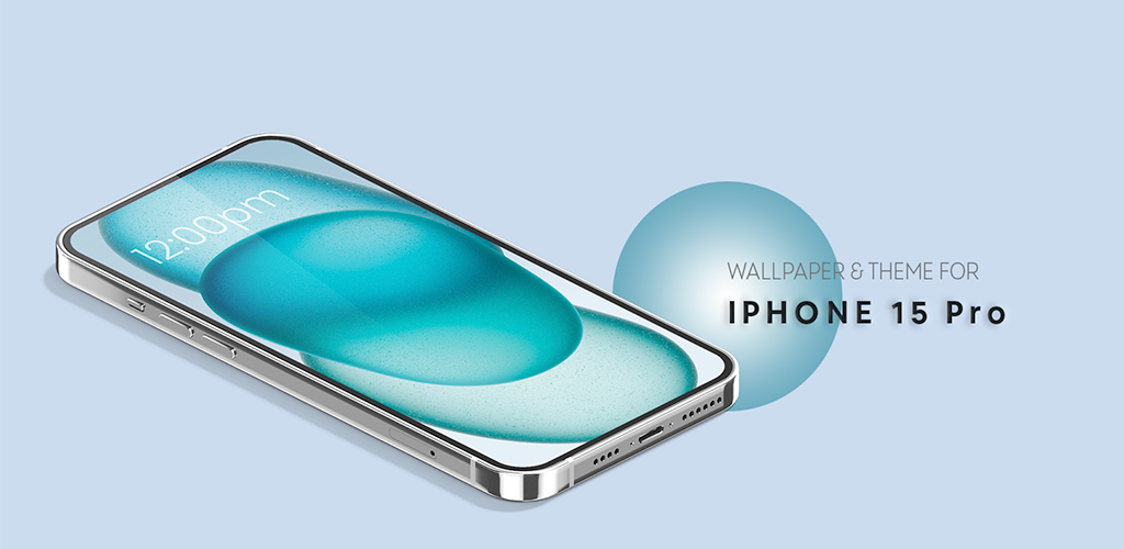 اسکرین شات 1 برنامه IPHONE 15 Pro Theme & Launcher