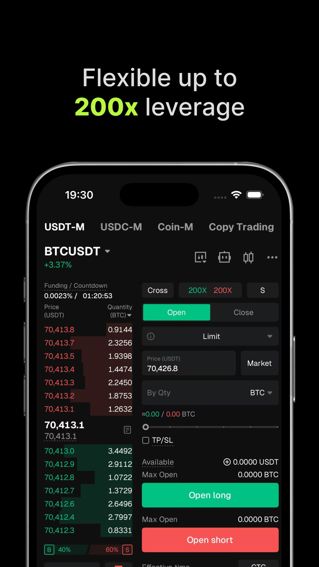 اسکرین شات 4 برنامه Bitunix Pro: Buy BTC & Crypto