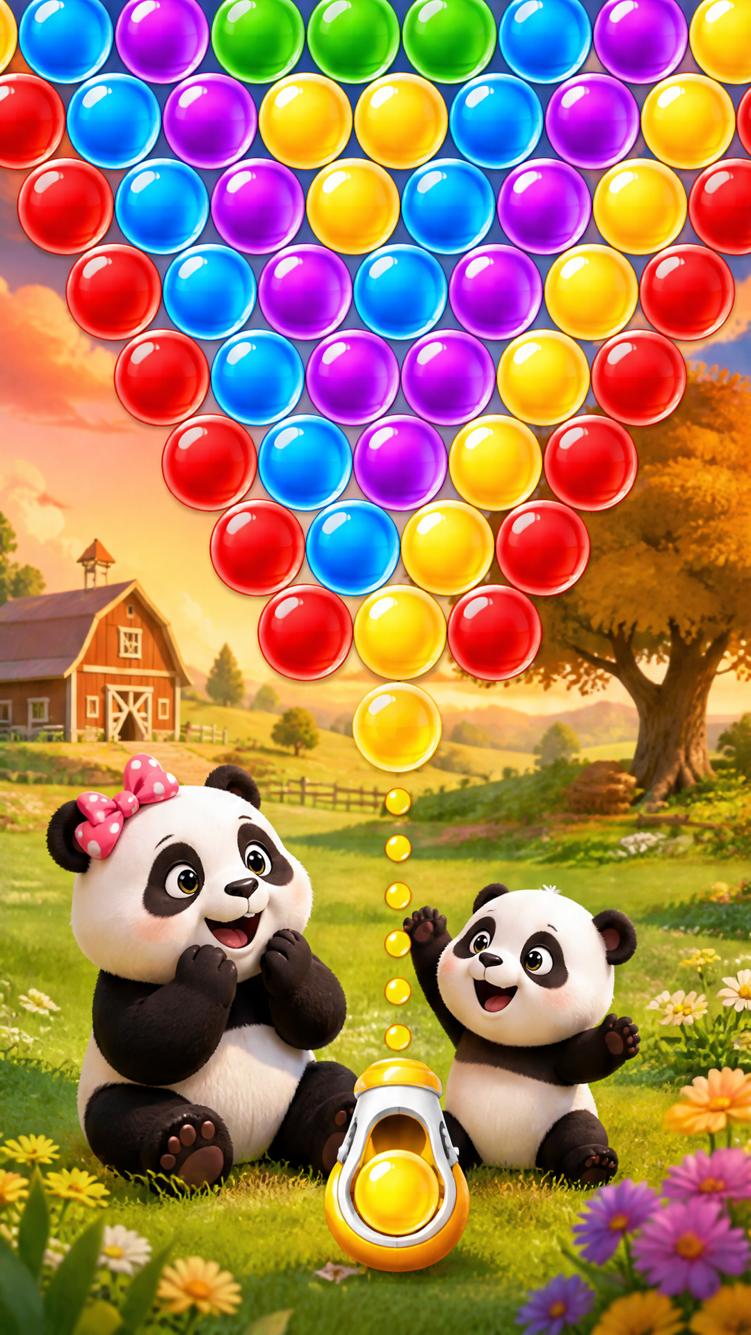 اسکرین شات 2 بازی Bubble Shooter 2 Panda