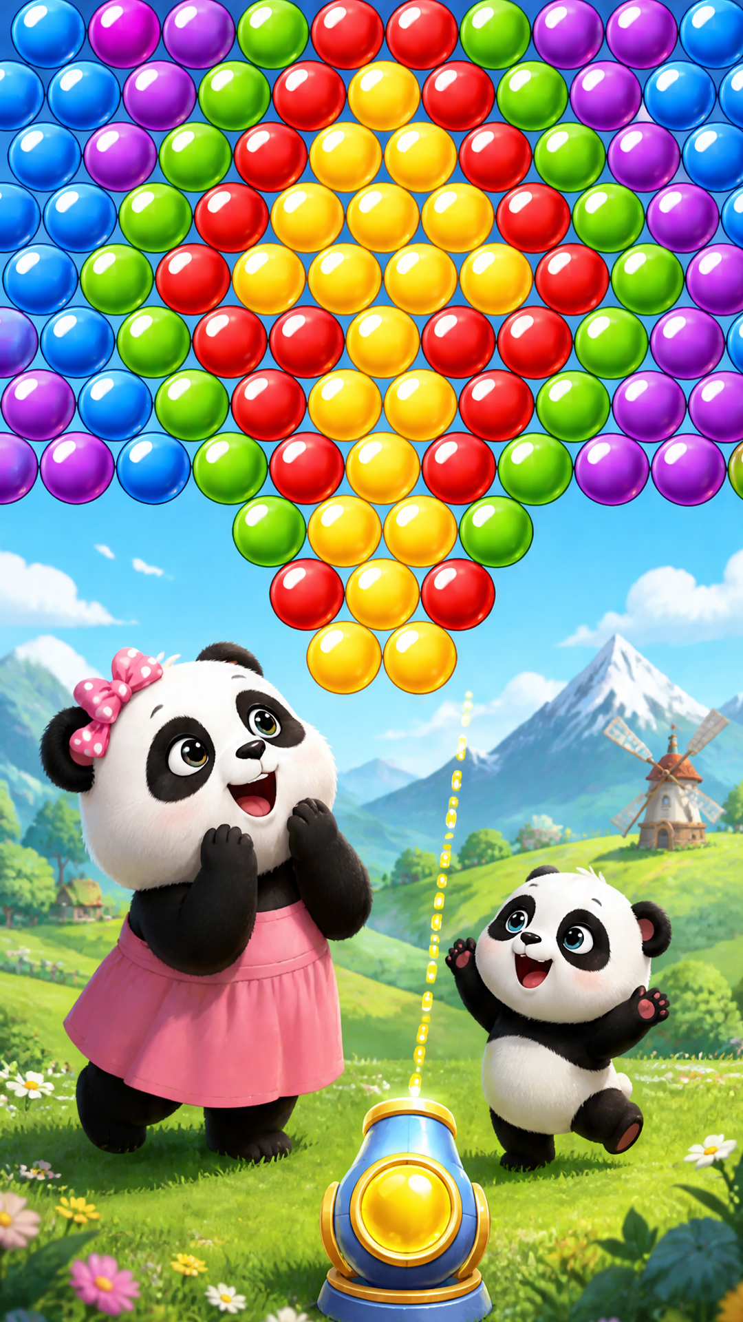اسکرین شات 3 بازی Bubble Shooter 2 Panda