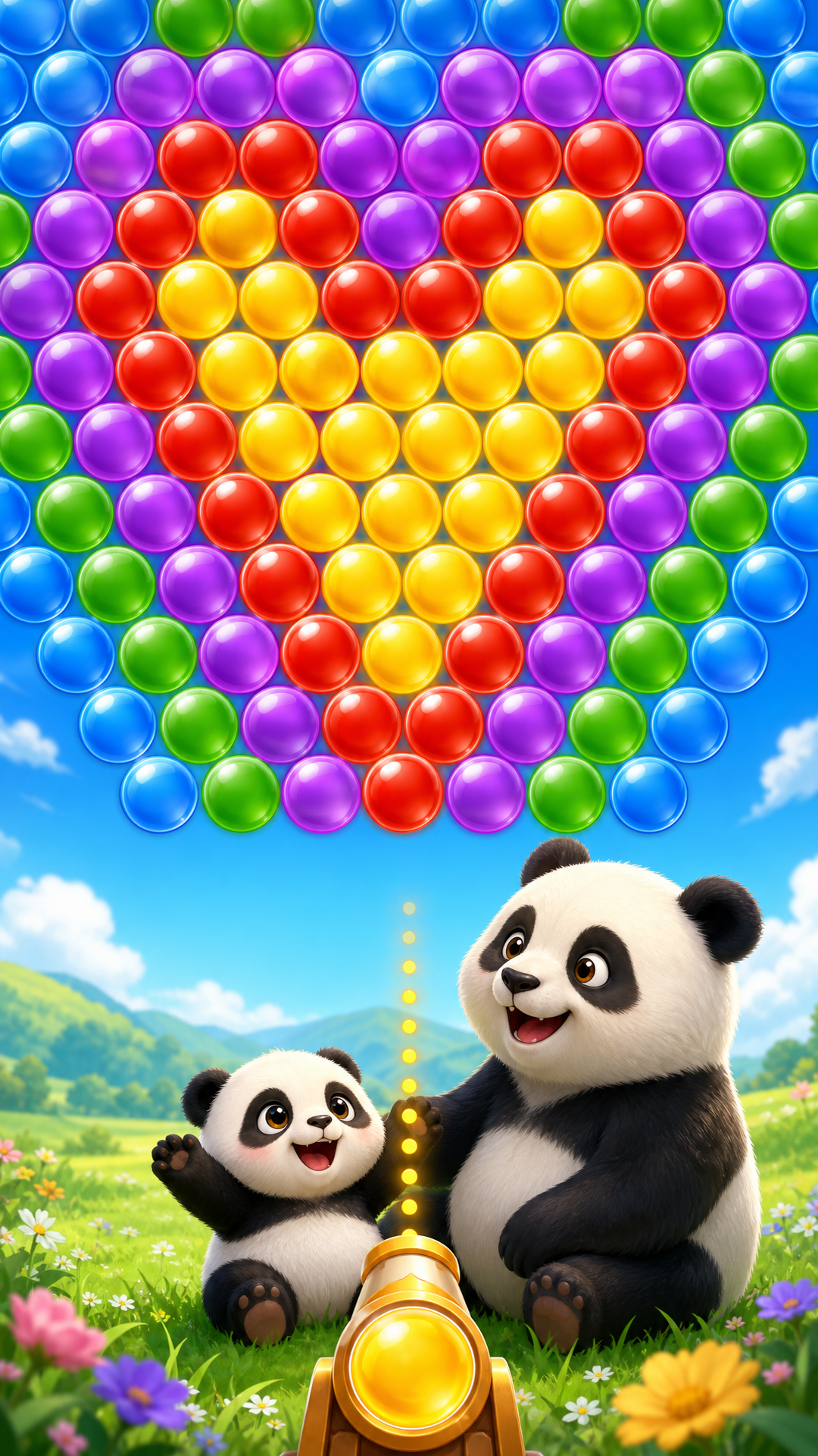 اسکرین شات 1 بازی Bubble Shooter 2 Panda