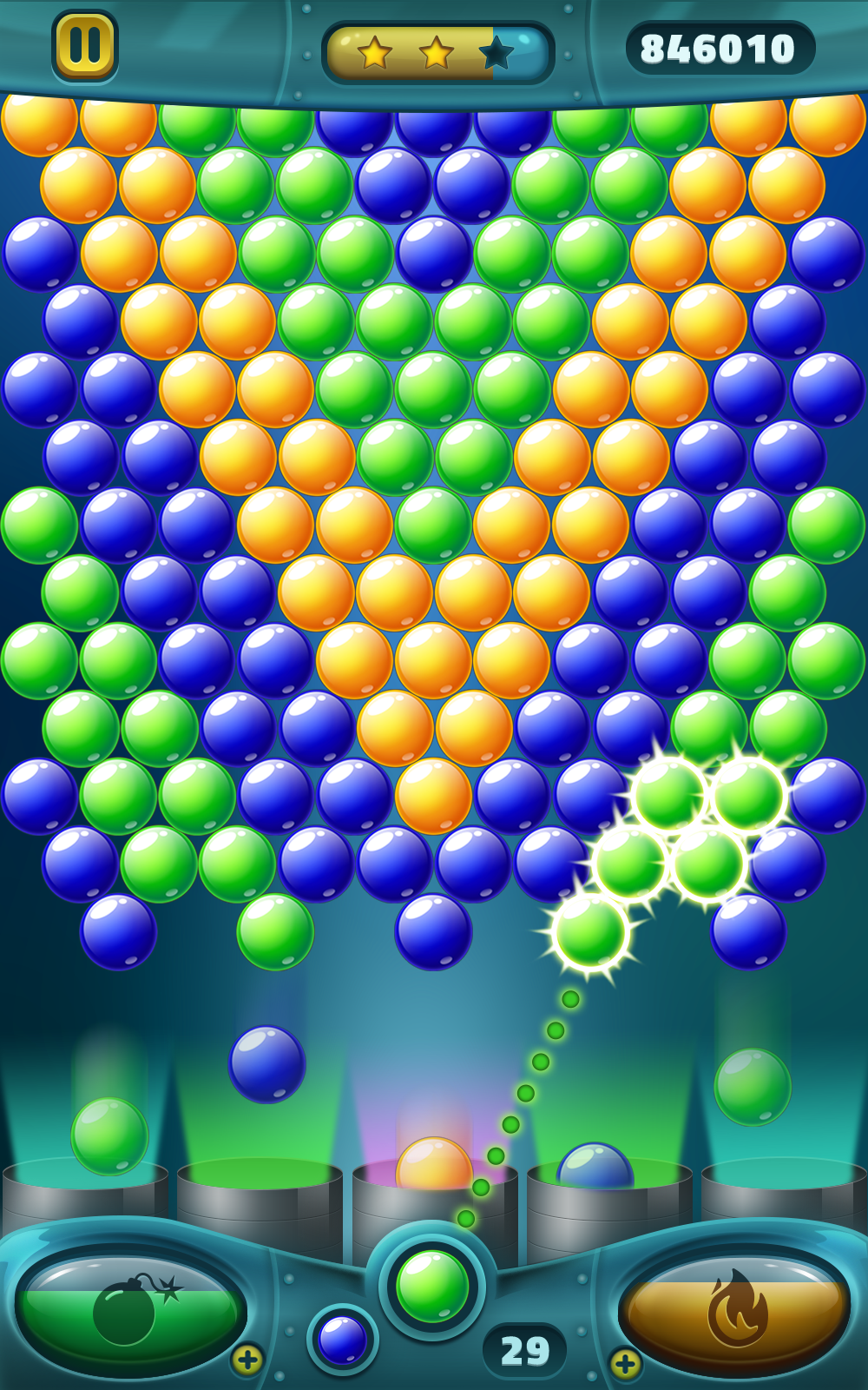 اسکرین شات 4 بازی Break the Bubbles