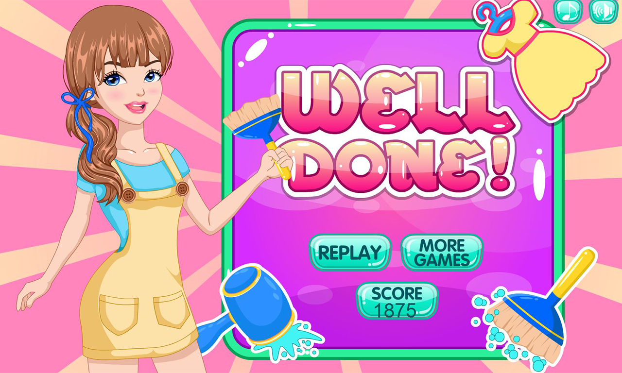 اسکرین شات 4 بازی Dressing Rooms Clean Up