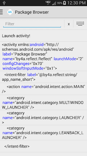 اسکرین شات 2 برنامه Package Browser