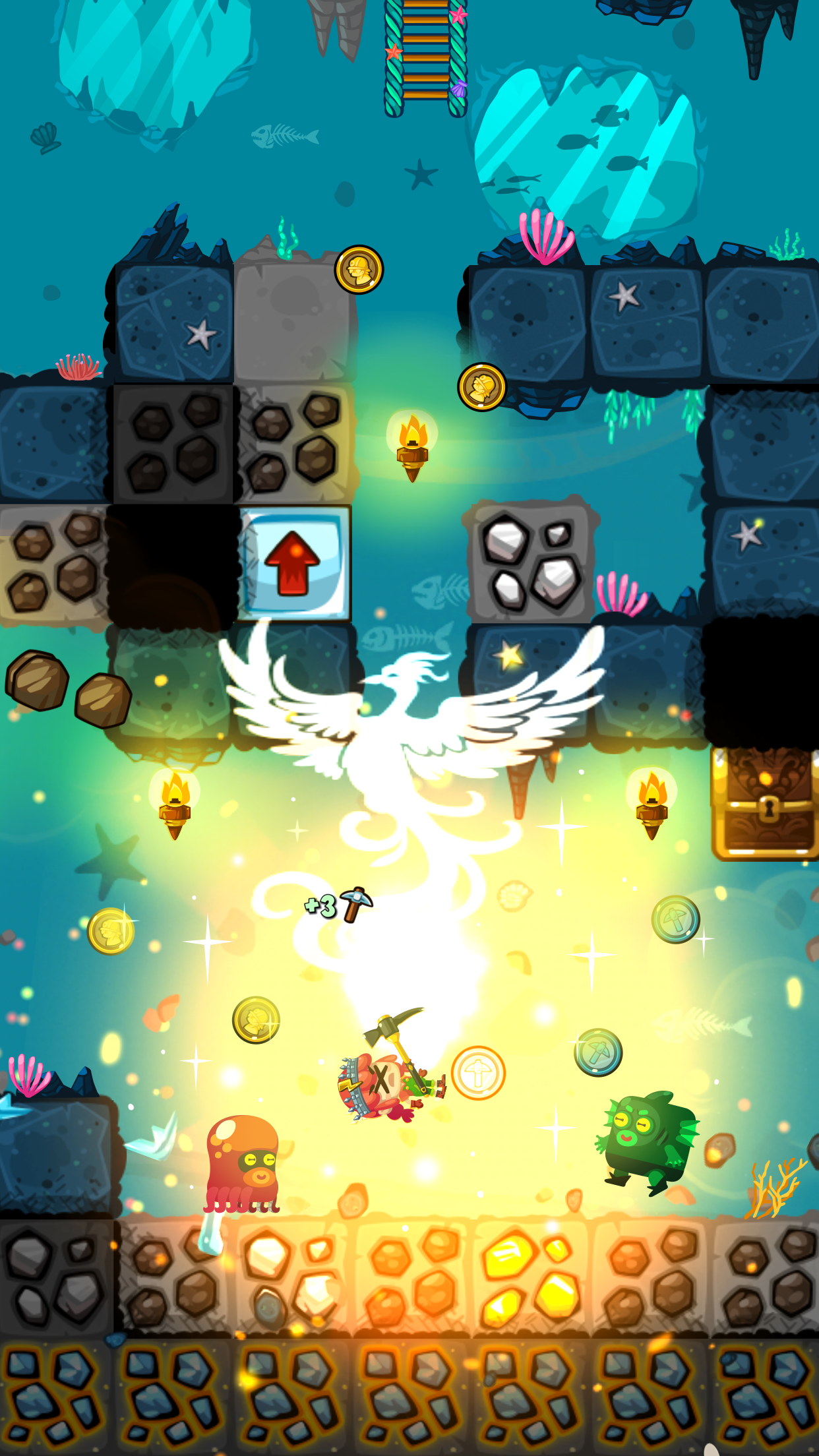 اسکرین شات 3 بازی Pocket Mine 3: Dig & Craft RPG