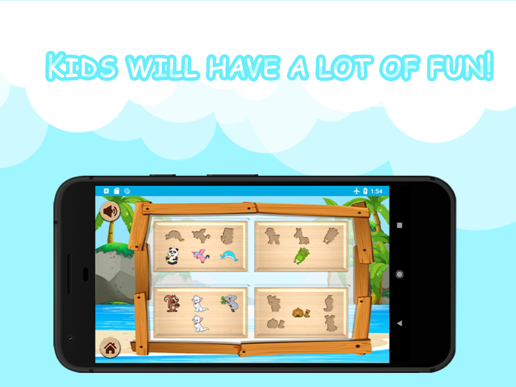 اسکرین شات 2 برنامه Baby Puzzle Game