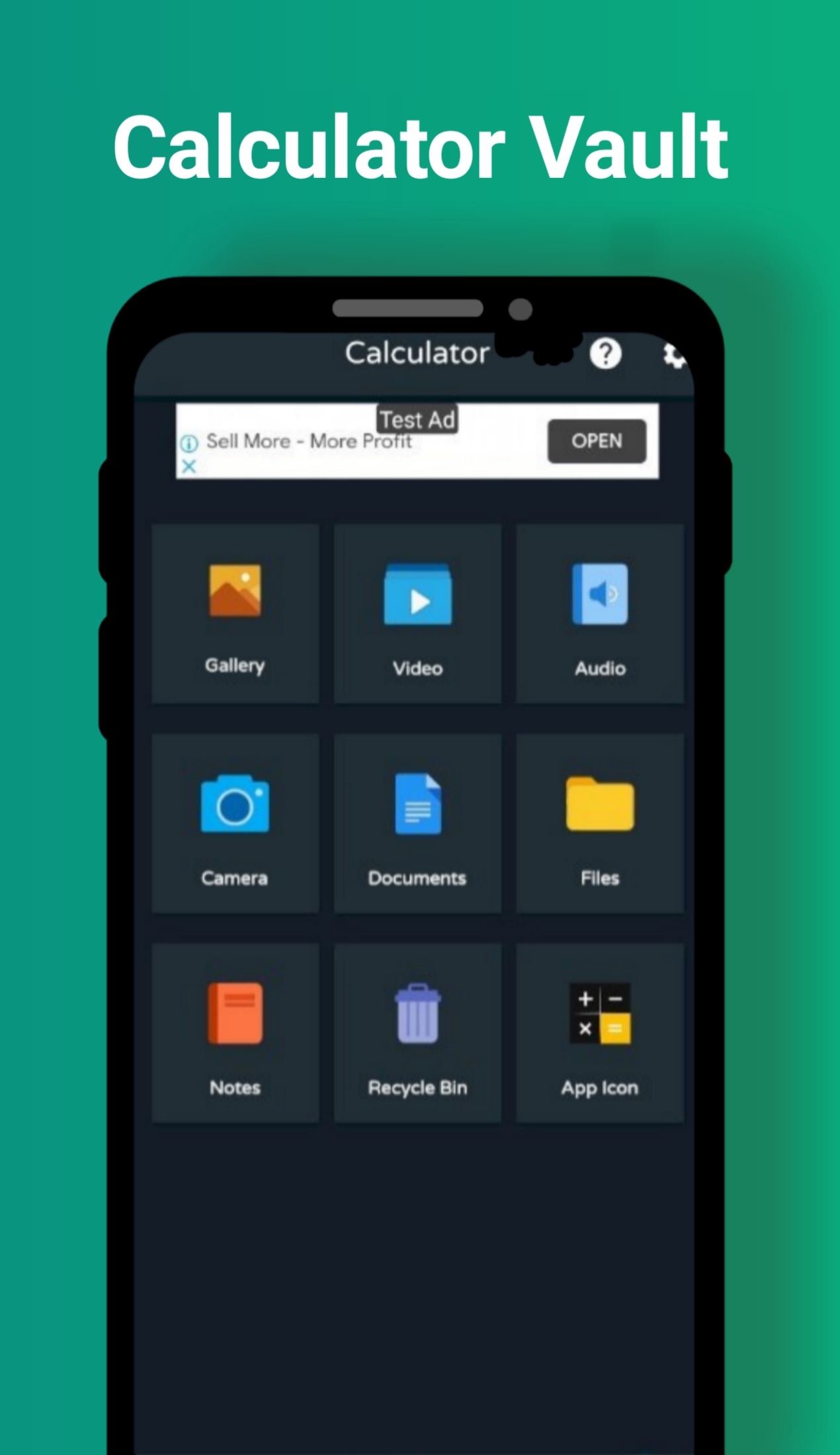 اسکرین شات 3 برنامه Calculator hide app Hide apps