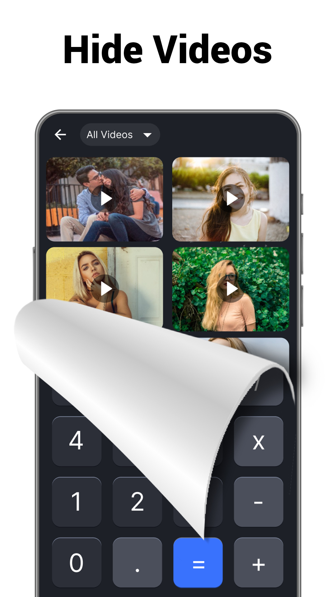 اسکرین شات 1 برنامه Calculator Lock - Photo Vault