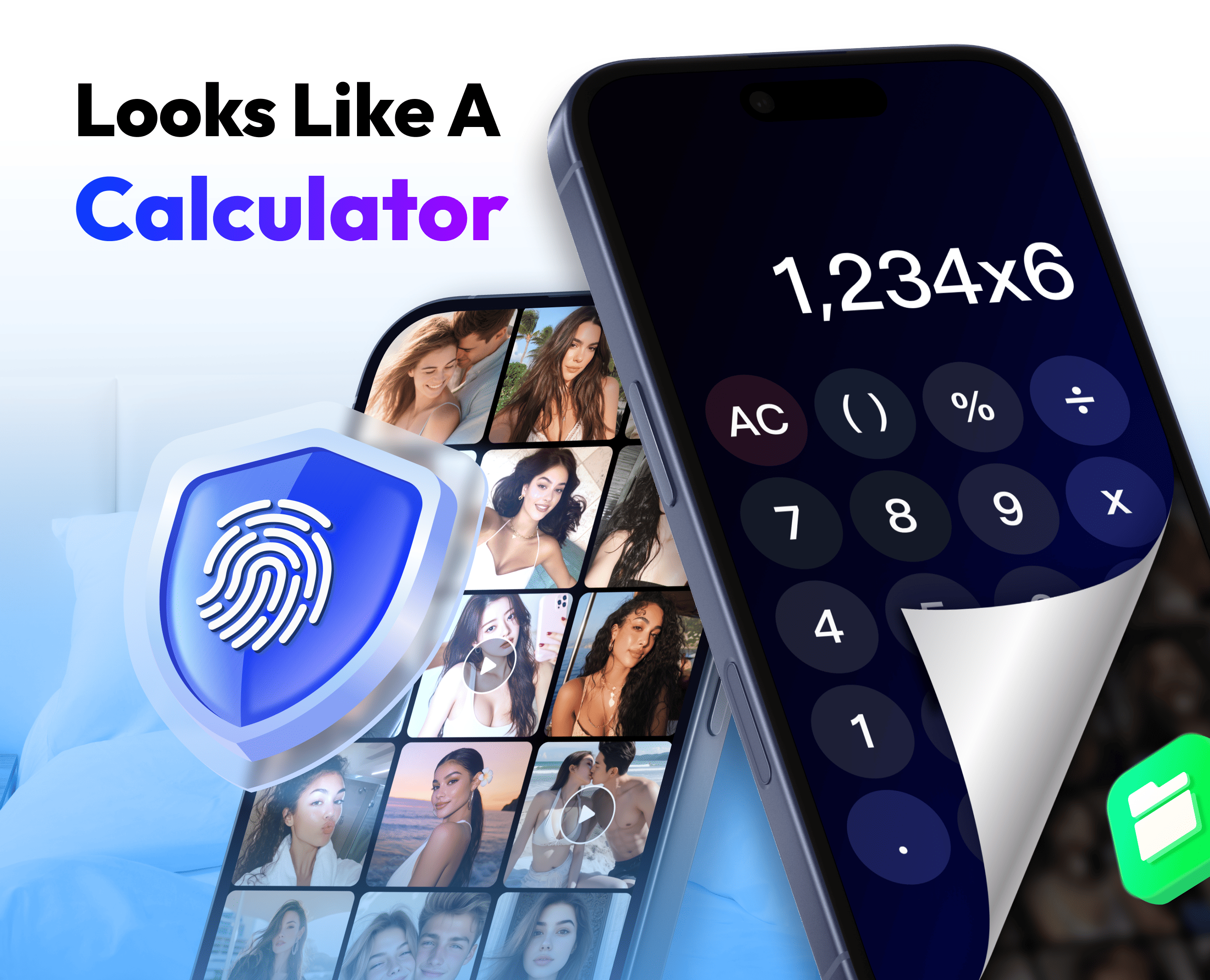اسکرین شات 1 برنامه Calculator Lock - Photo Lock
