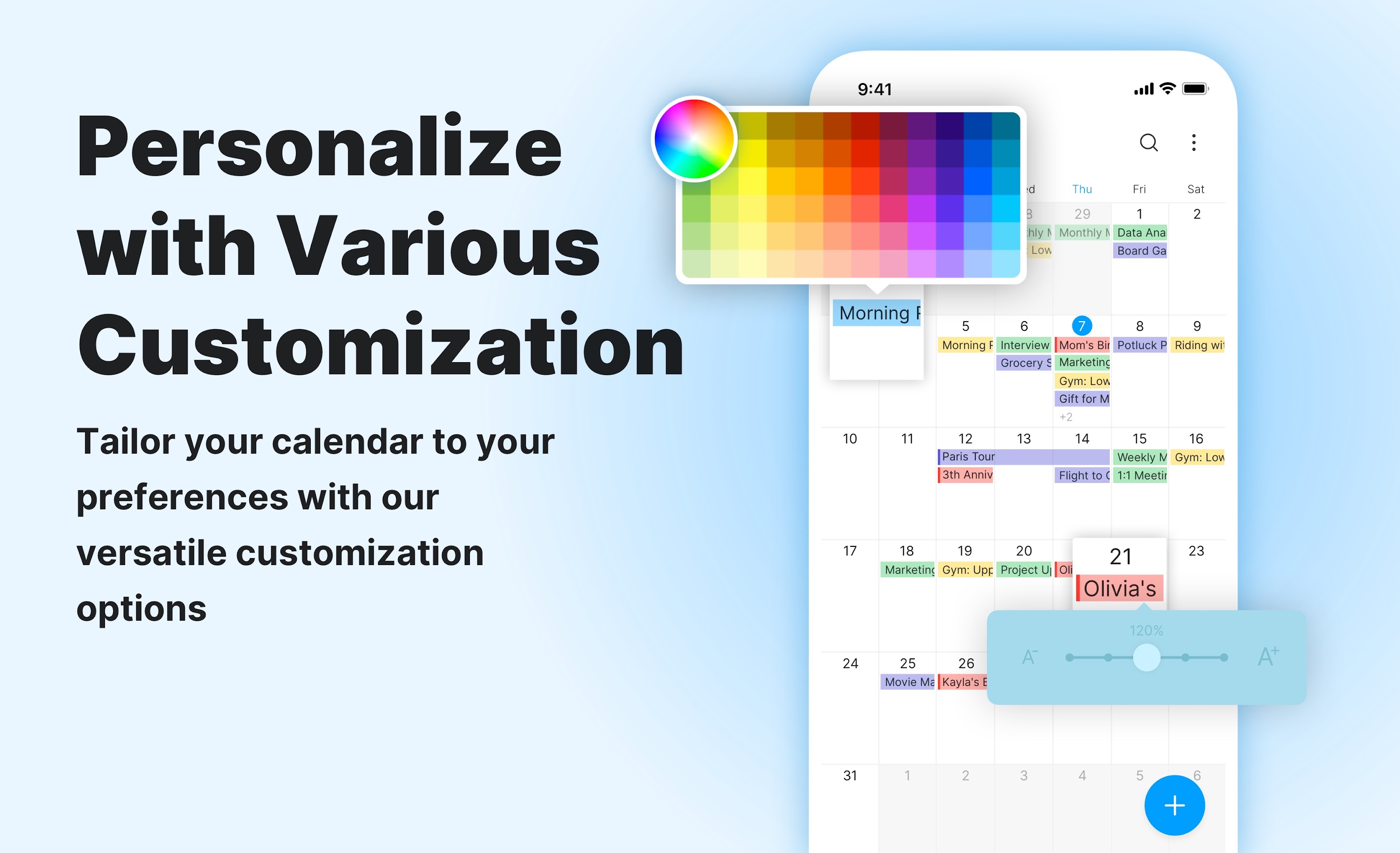 اسکرین شات 7 برنامه Calendar Planner - Agenda App
