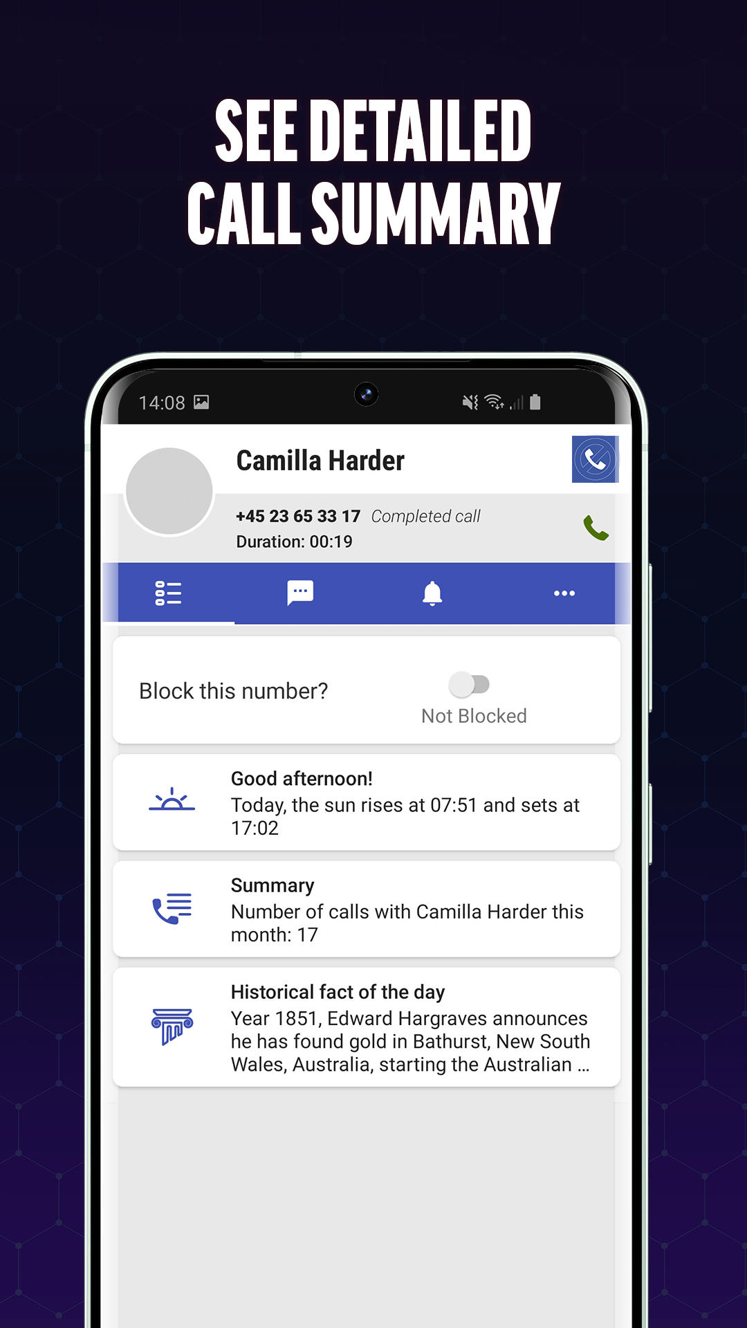 اسکرین شات 3 برنامه Call Blocker - Block Numbers