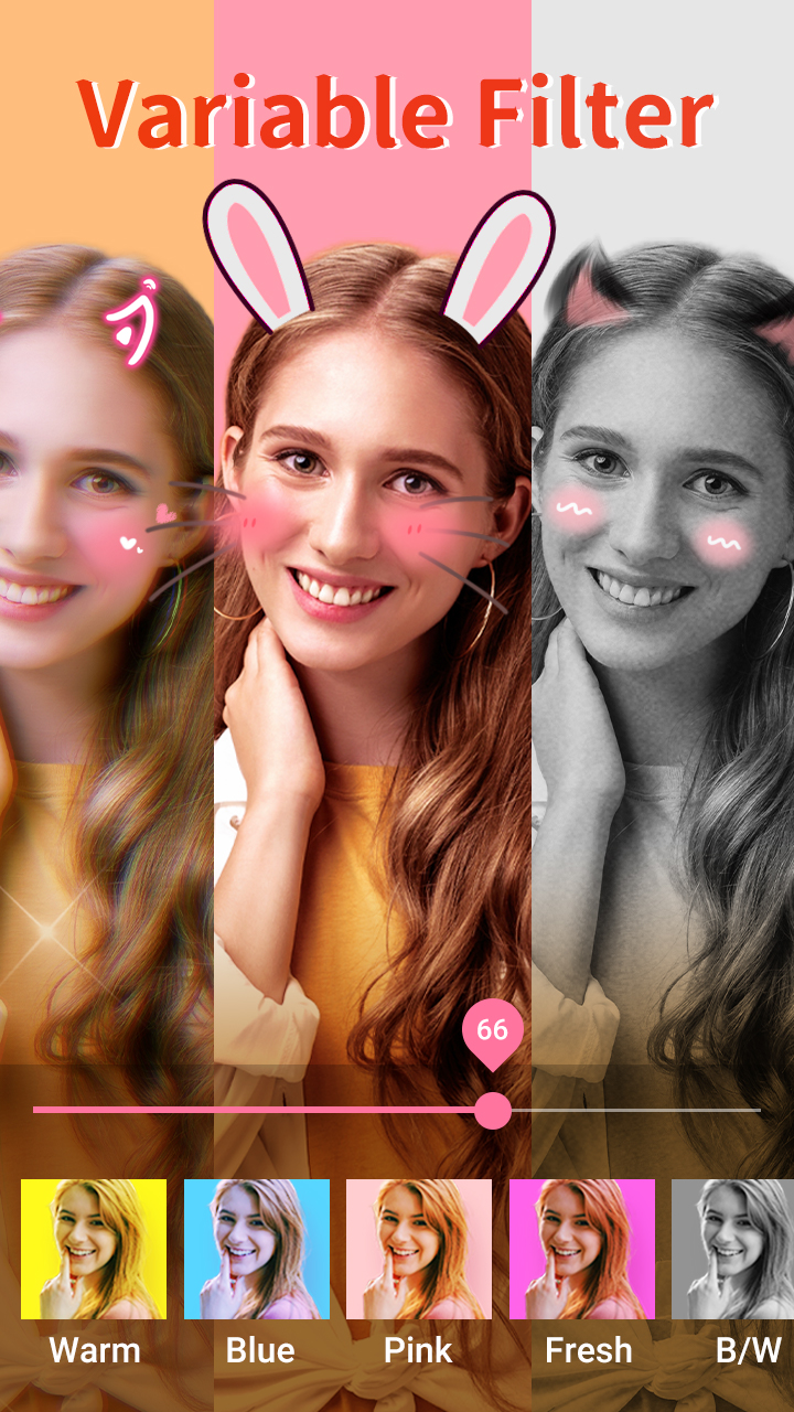 اسکرین شات 5 برنامه Beauty Camera - Selfie Camera