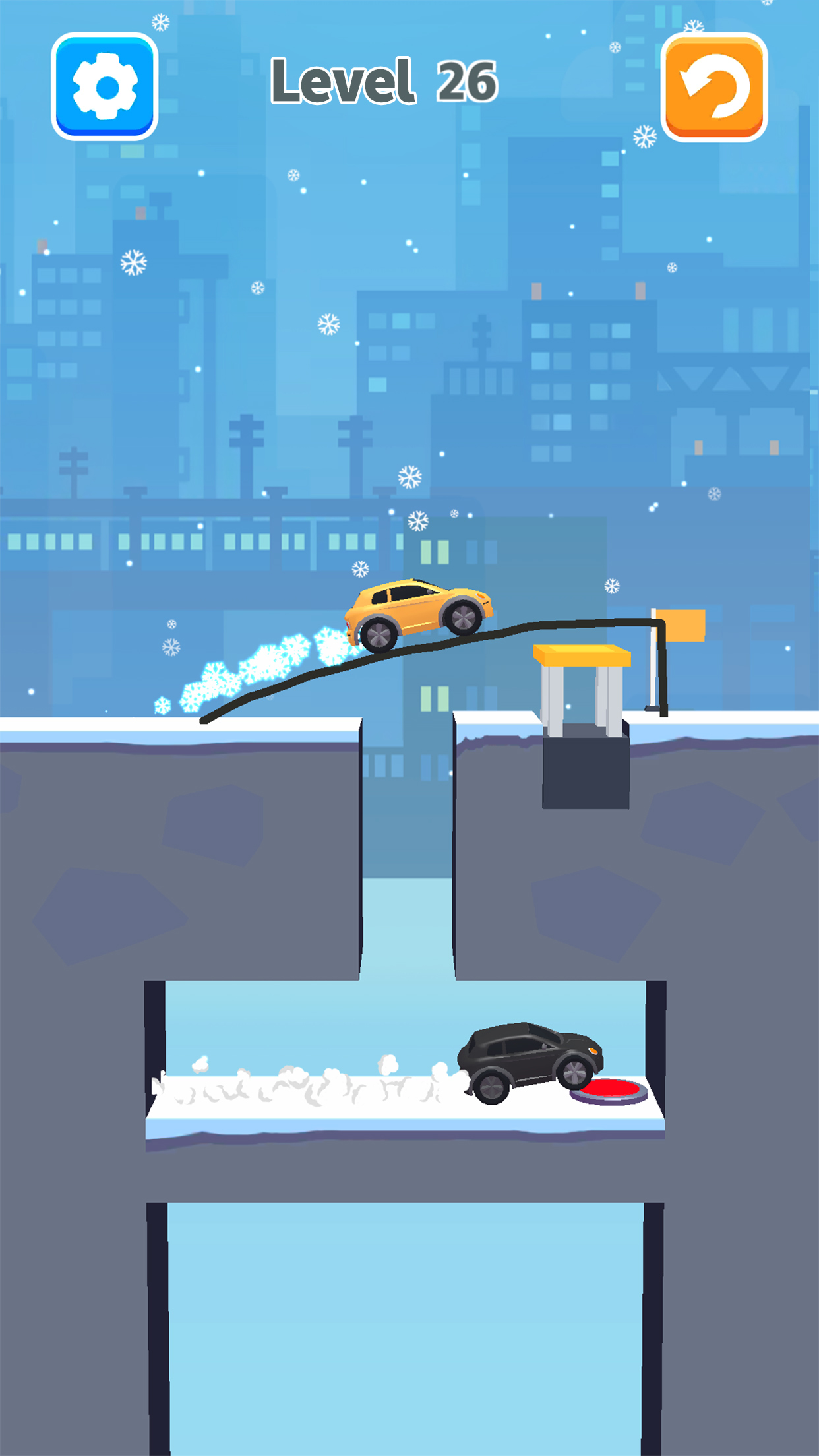اسکرین شات 2 بازی Draw Bridge Games: Car Bridge