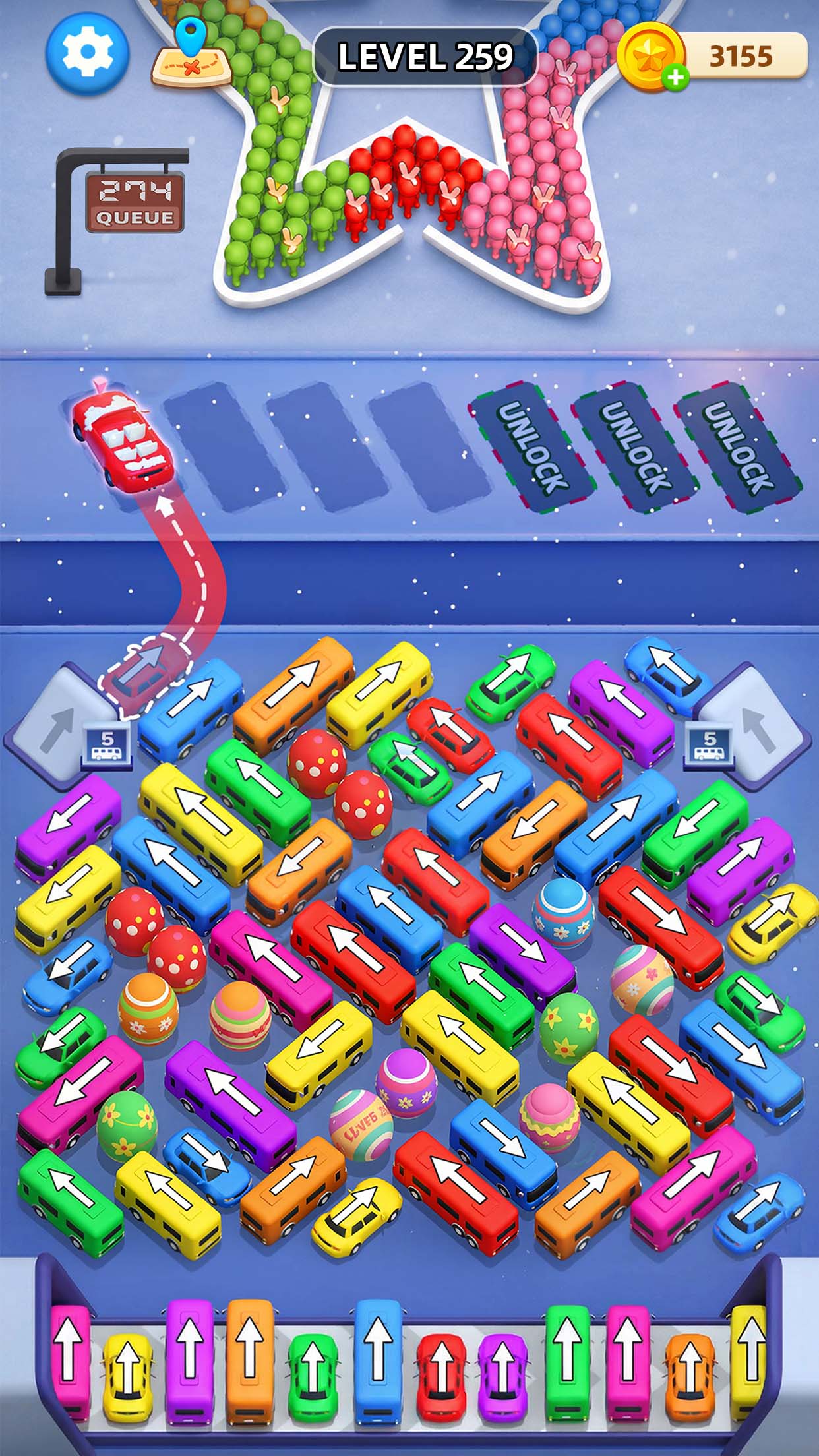 اسکرین شات 4 بازی Car Jam: Traffic Puzzle