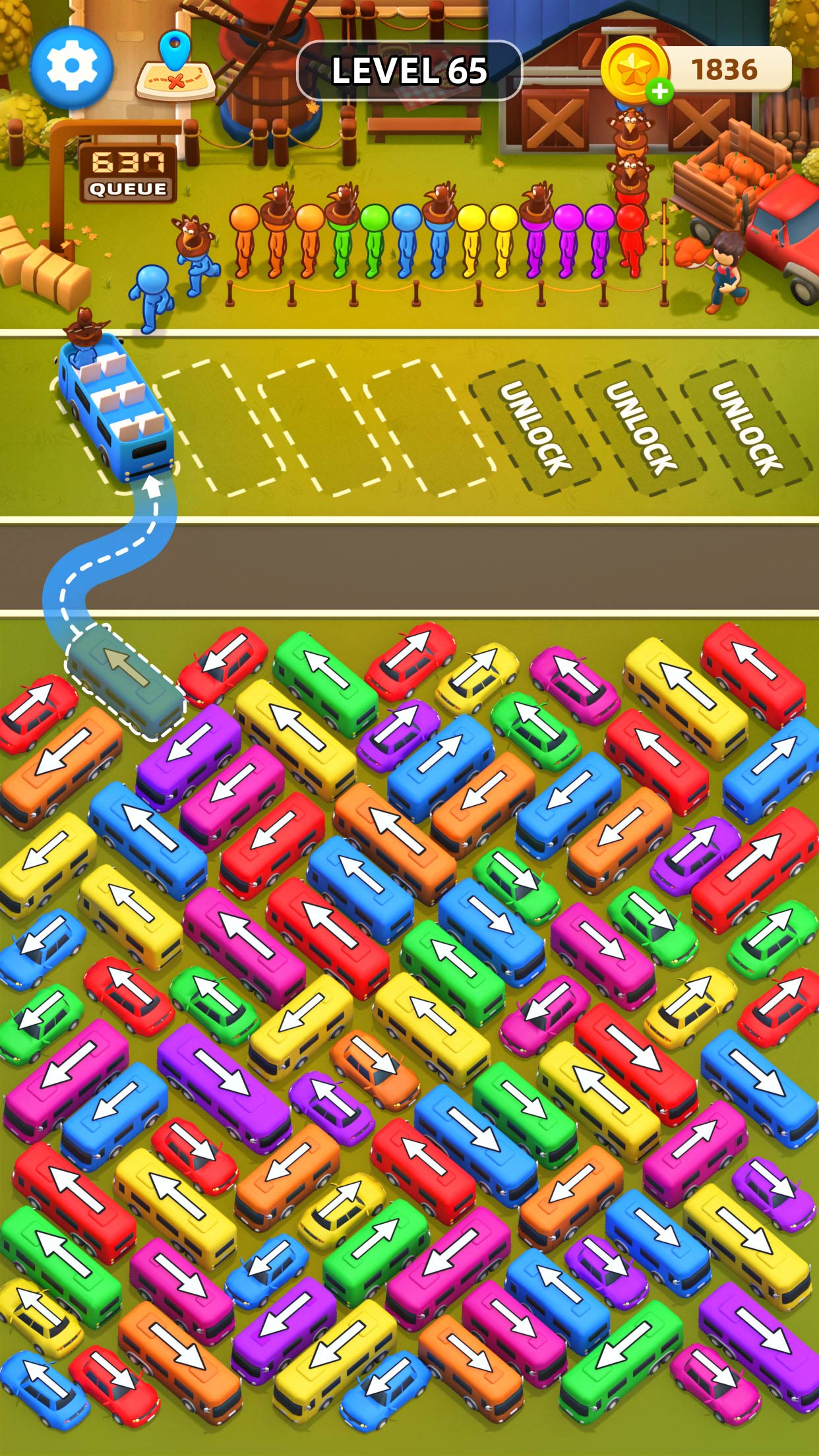 اسکرین شات 3 بازی Car Jam: Traffic Puzzle