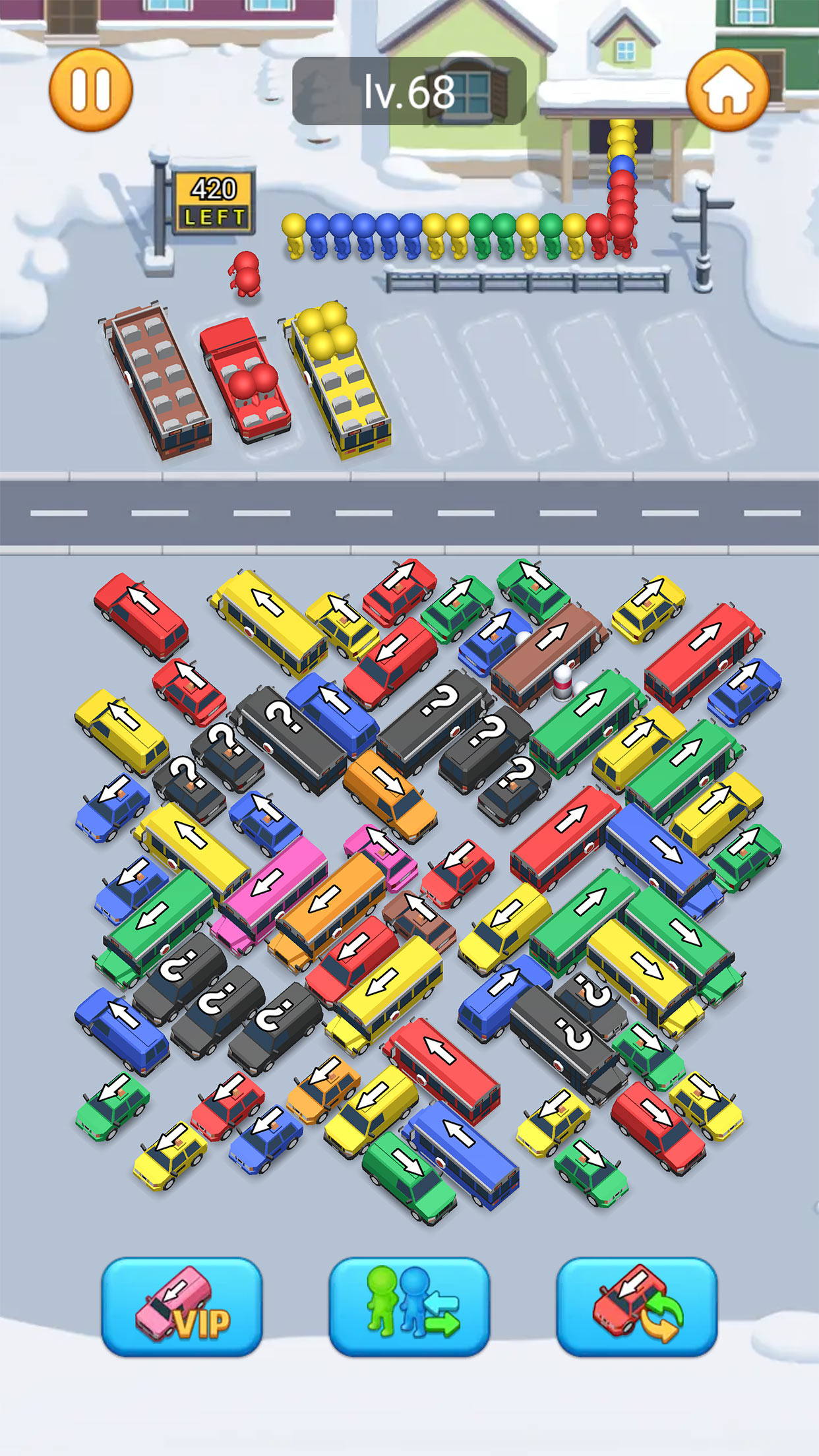 اسکرین شات 3 بازی Car Jam Parking: Bus Game
