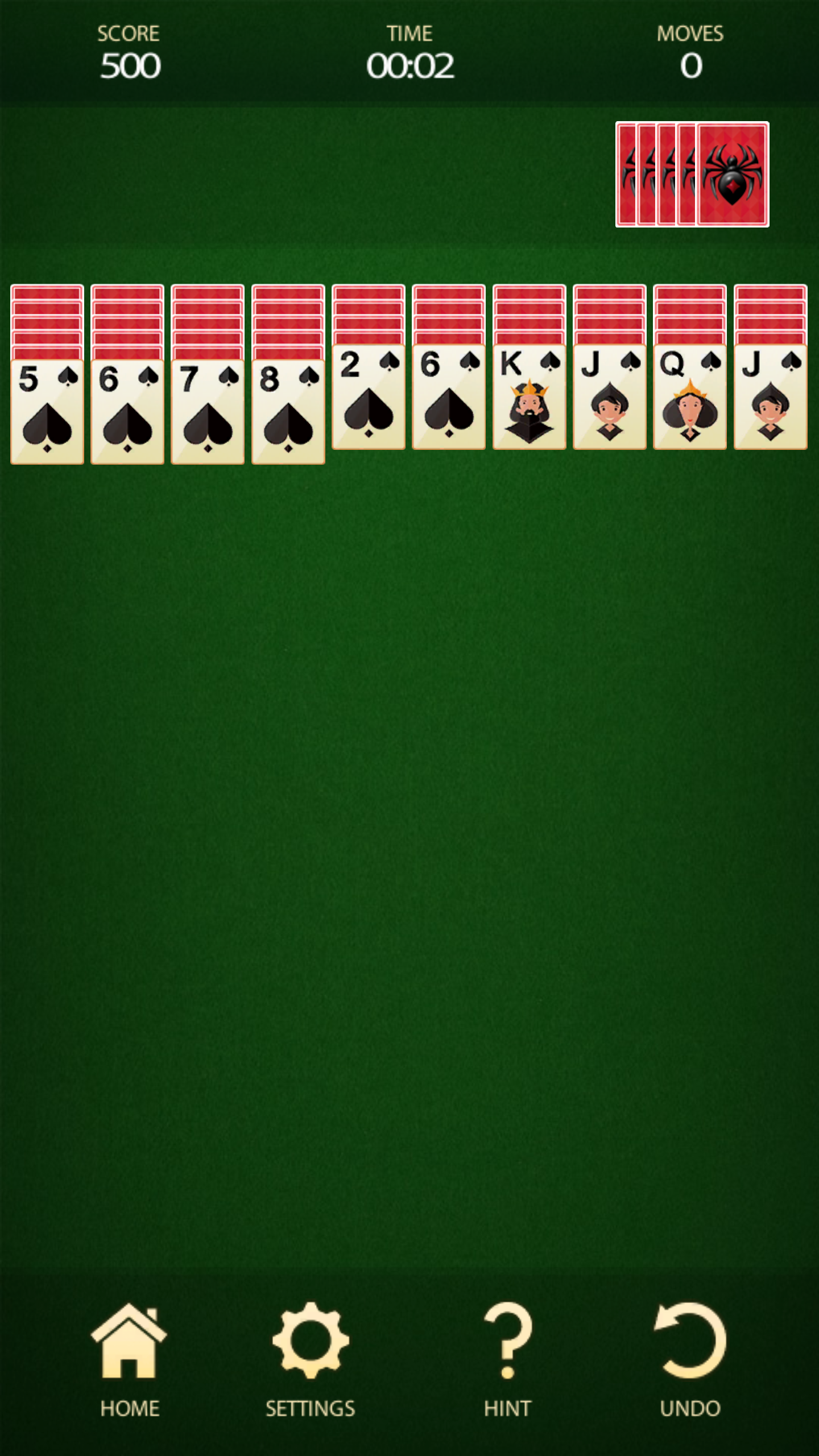 اسکرین شات 1 بازی Spider Solitaire: Card Game