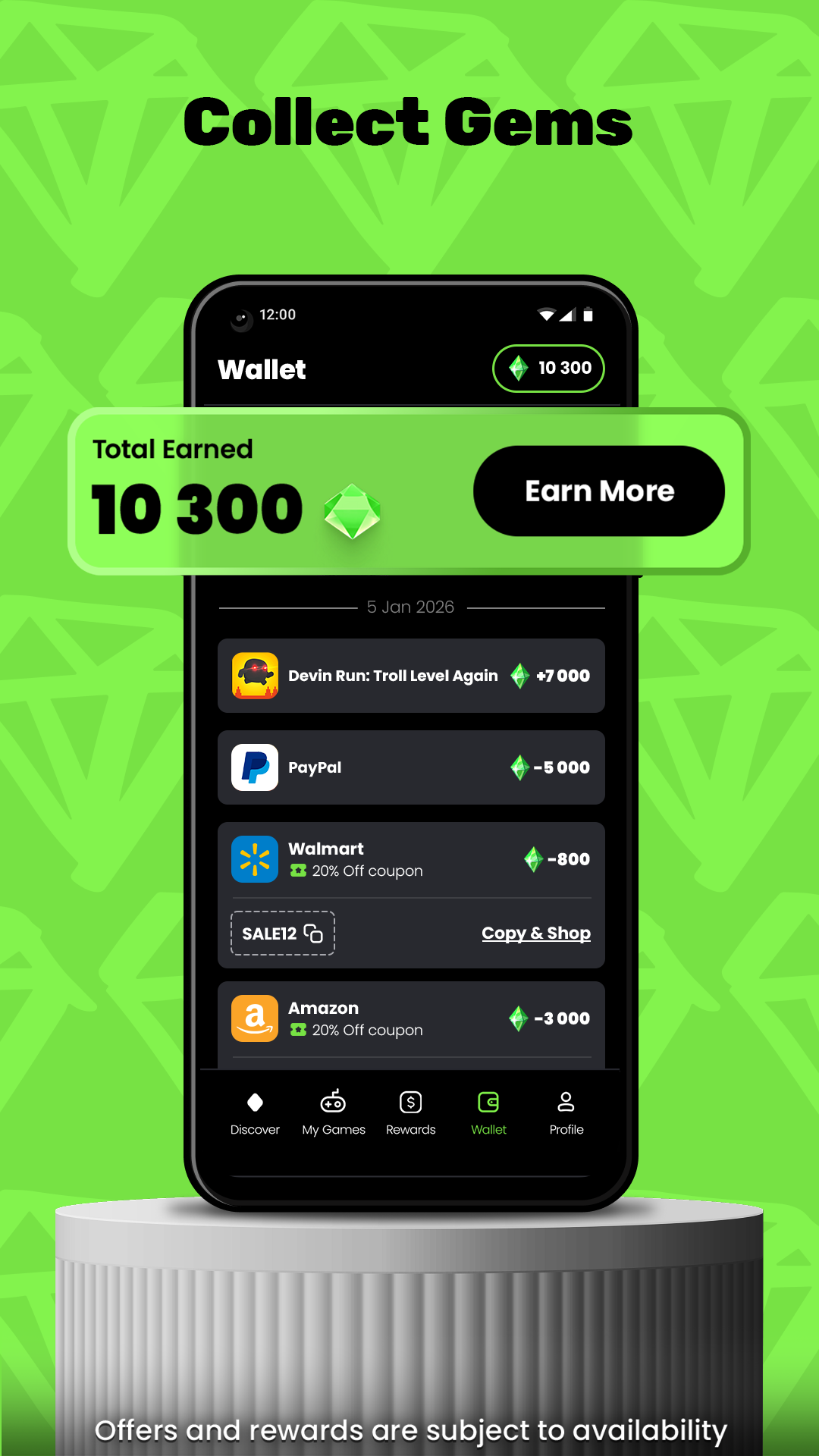 اسکرین شات 4 برنامه Cash Giraffe: Games & Rewards