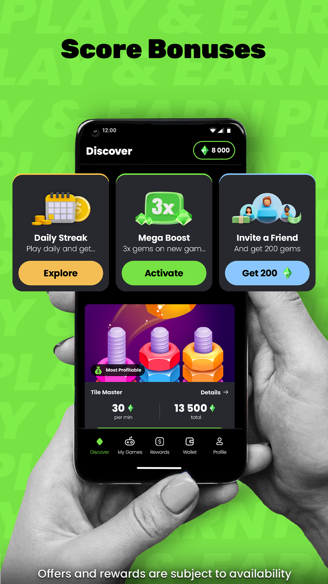 اسکرین شات 2 برنامه Cash Giraffe: Games & Rewards