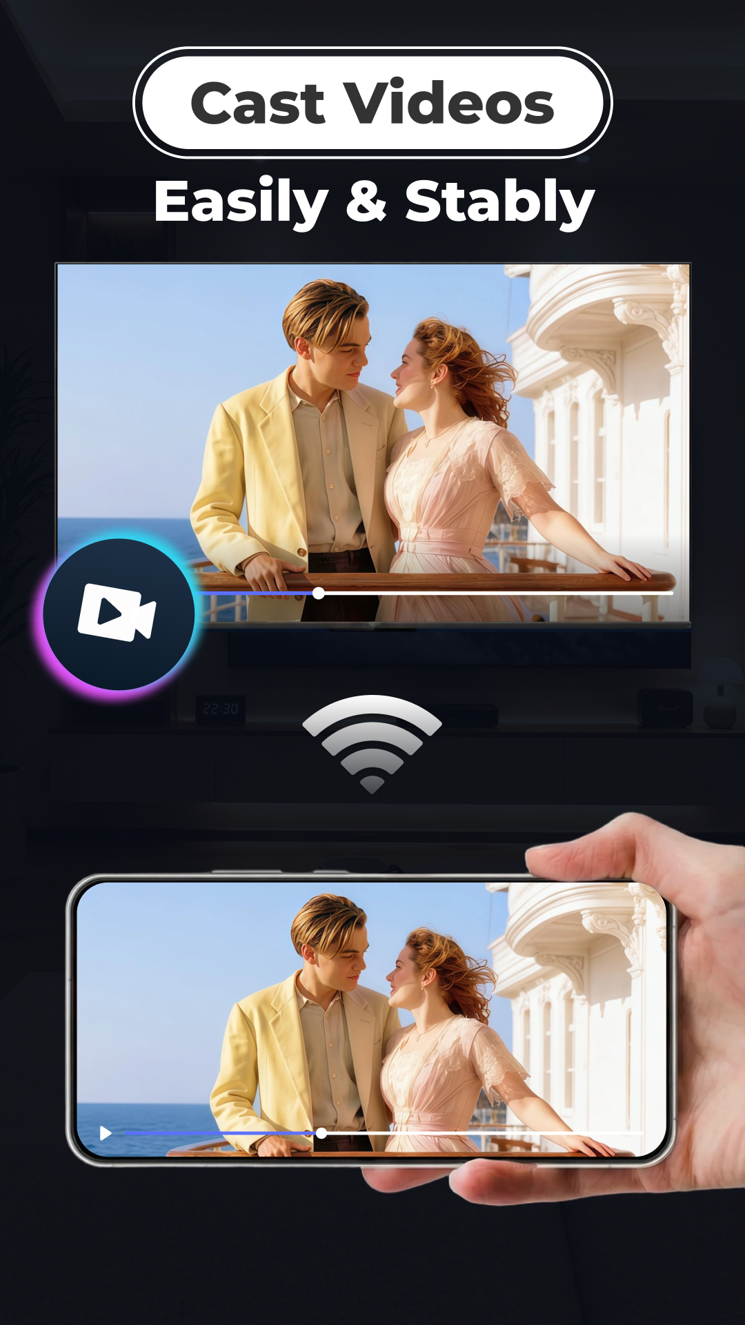 اسکرین شات 4 برنامه Screen Mirroring & TV Cast