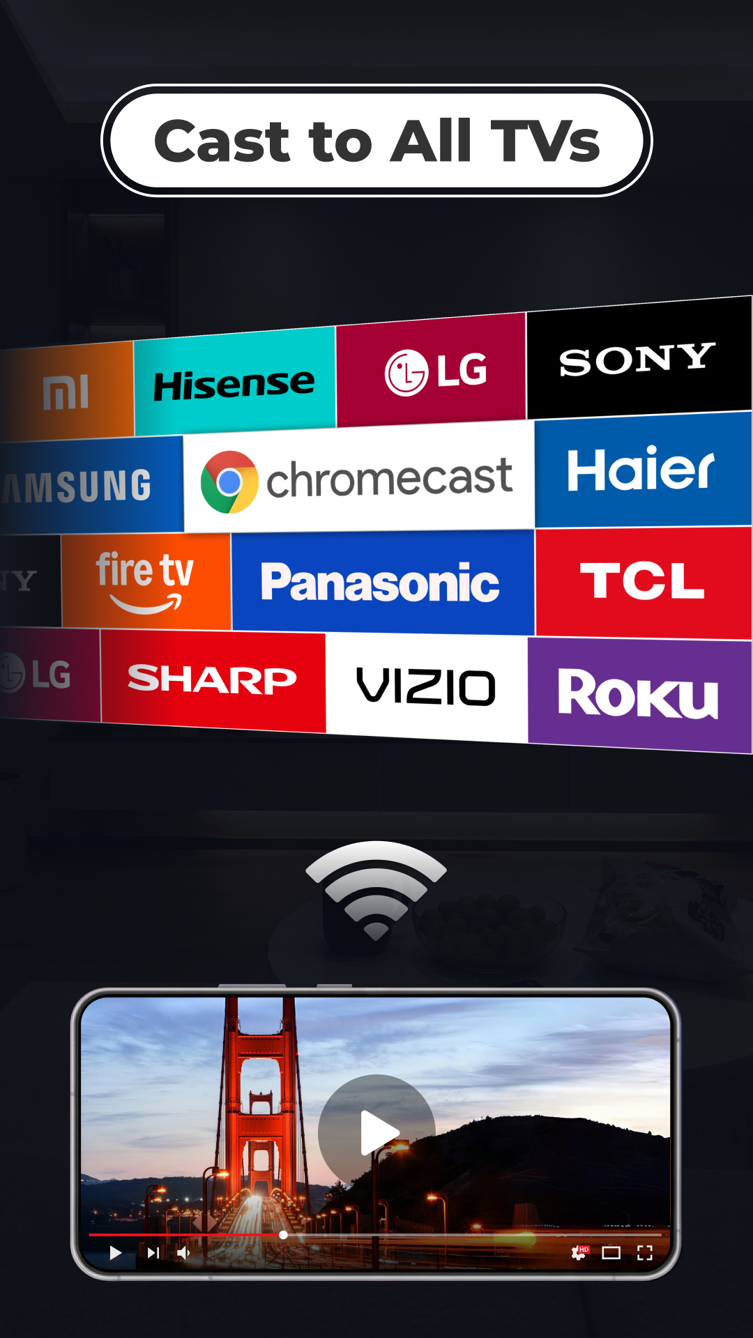 اسکرین شات 6 برنامه Screen Mirroring & TV Cast