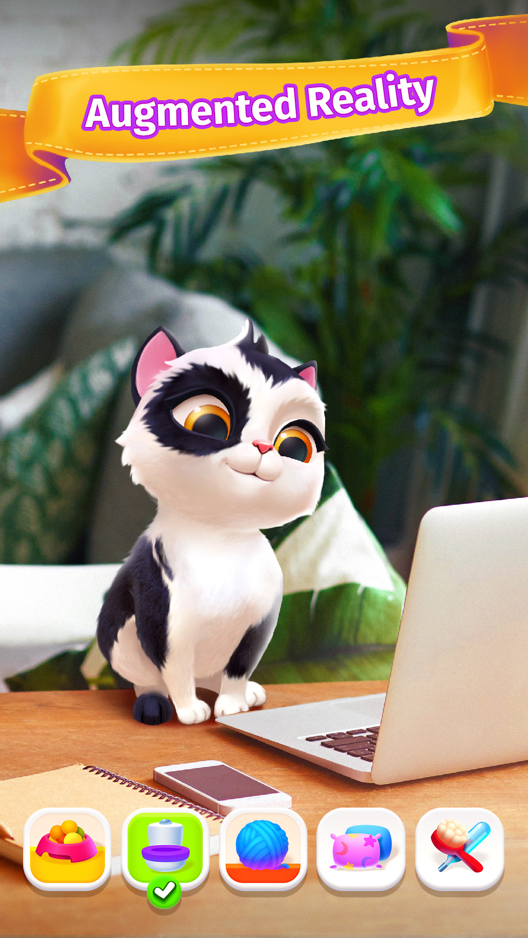 اسکرین شات 1 بازی My Cat - Pet Games: Tamagotchi