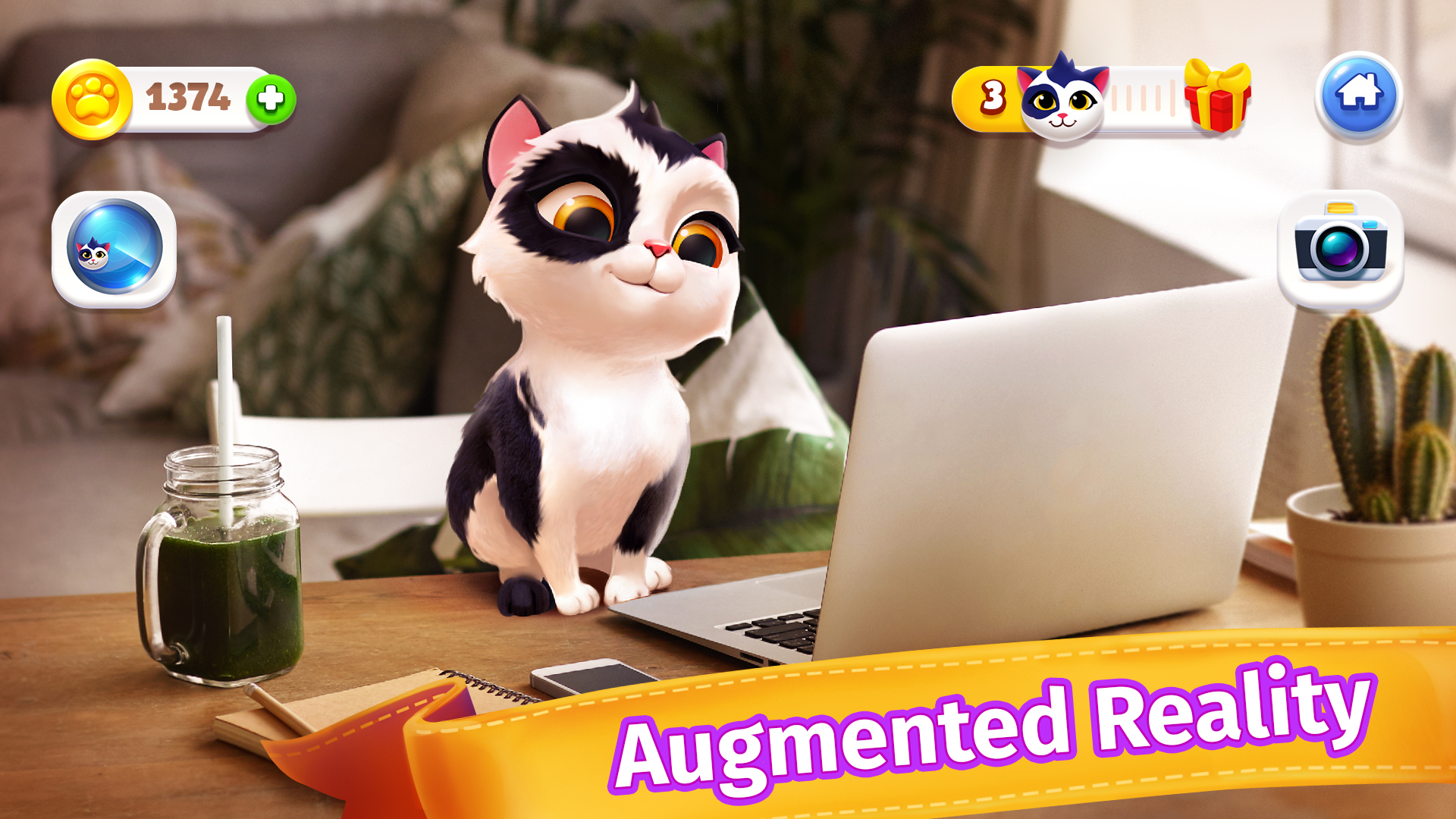 اسکرین شات 6 بازی My Cat - Virtual pet simulator