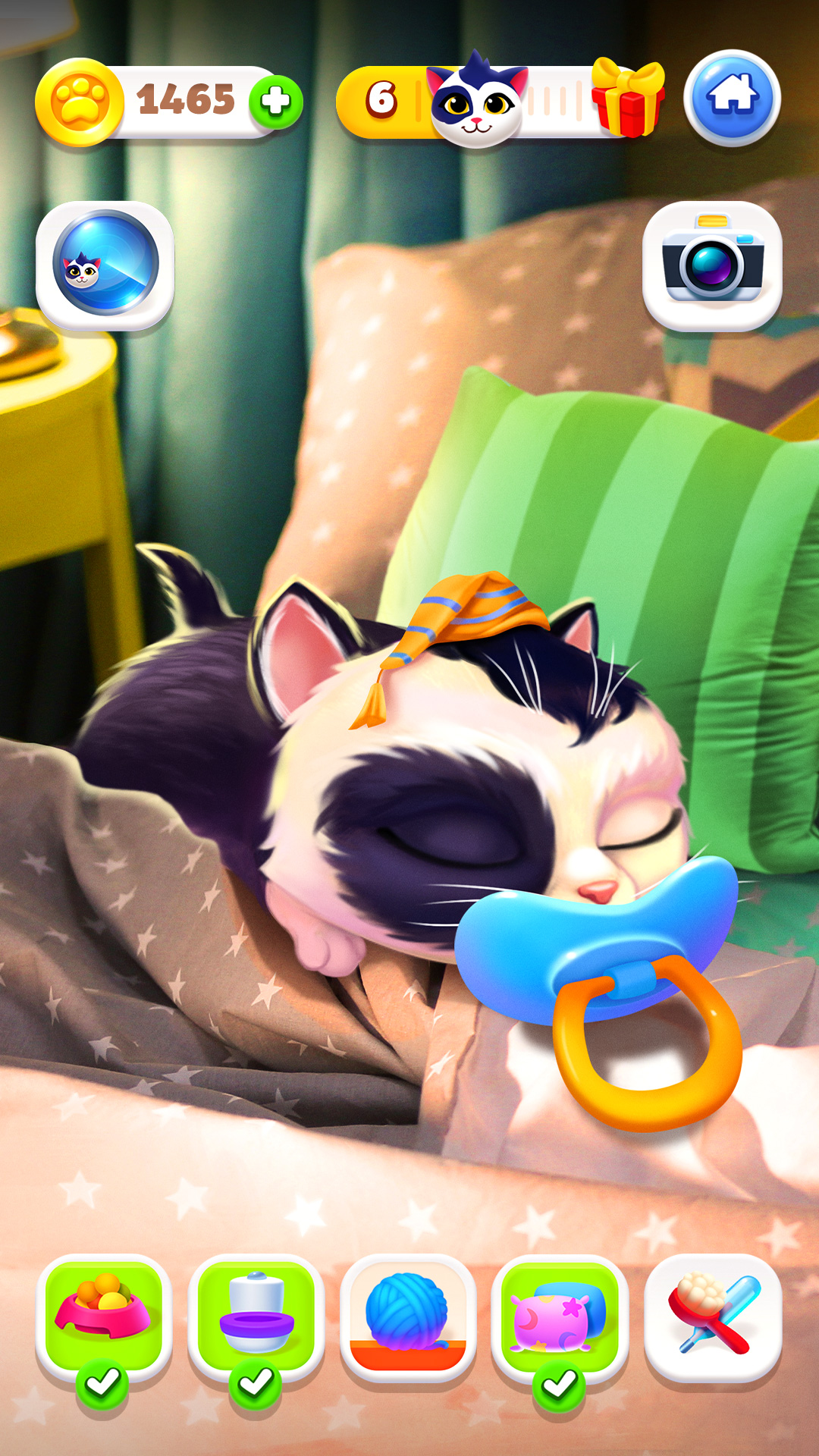 اسکرین شات 3 بازی My Cat - Pet Games: Tamagotchi