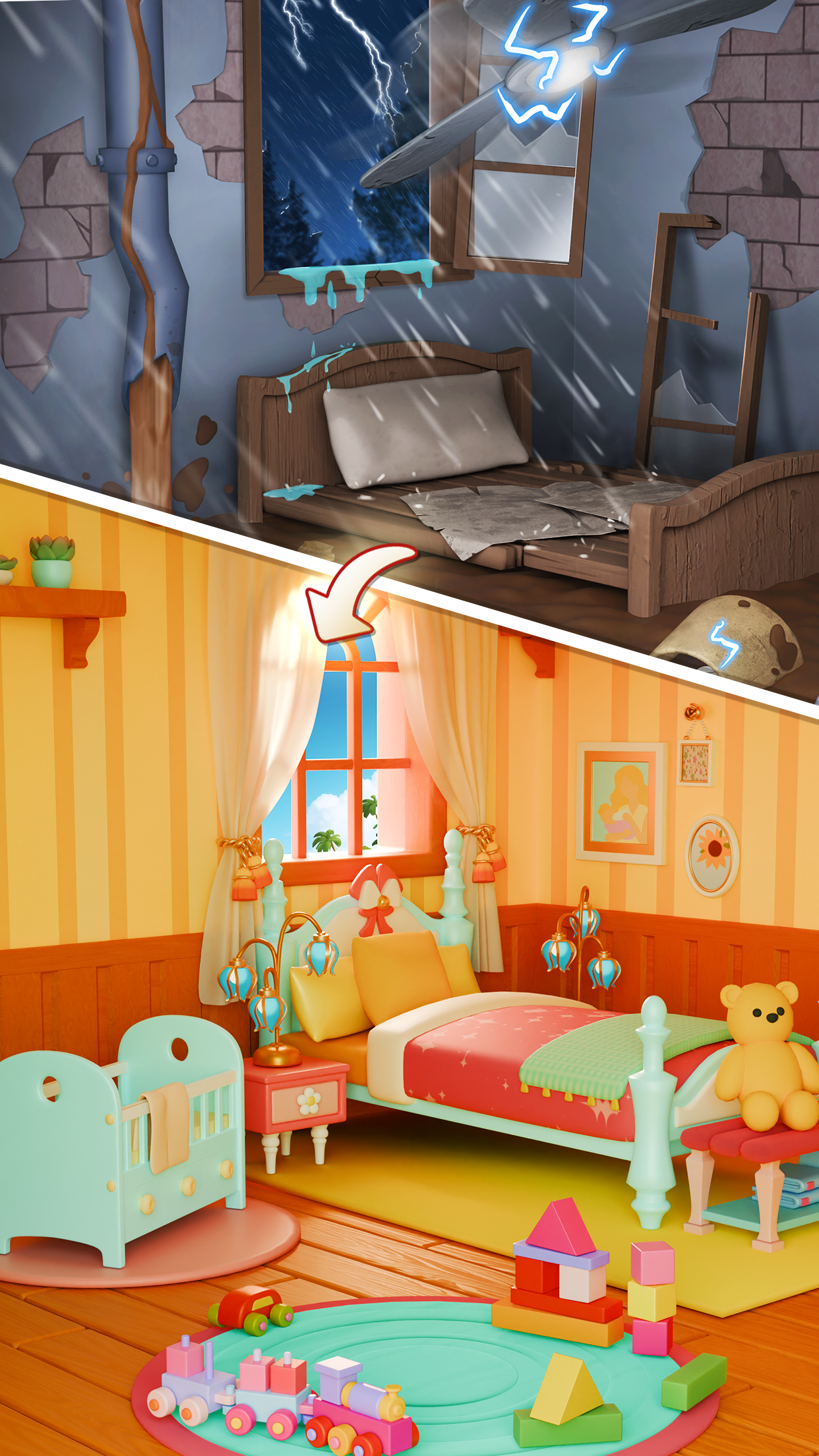 اسکرین شات 3 بازی Dream Family - Home Design